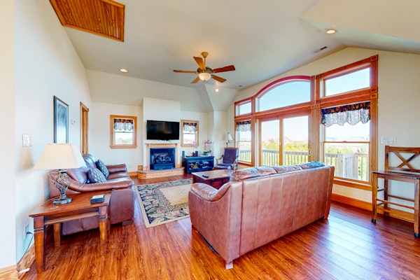 Dog-friendly home near beach with private pool, hot tub, pool table, decks & W/D