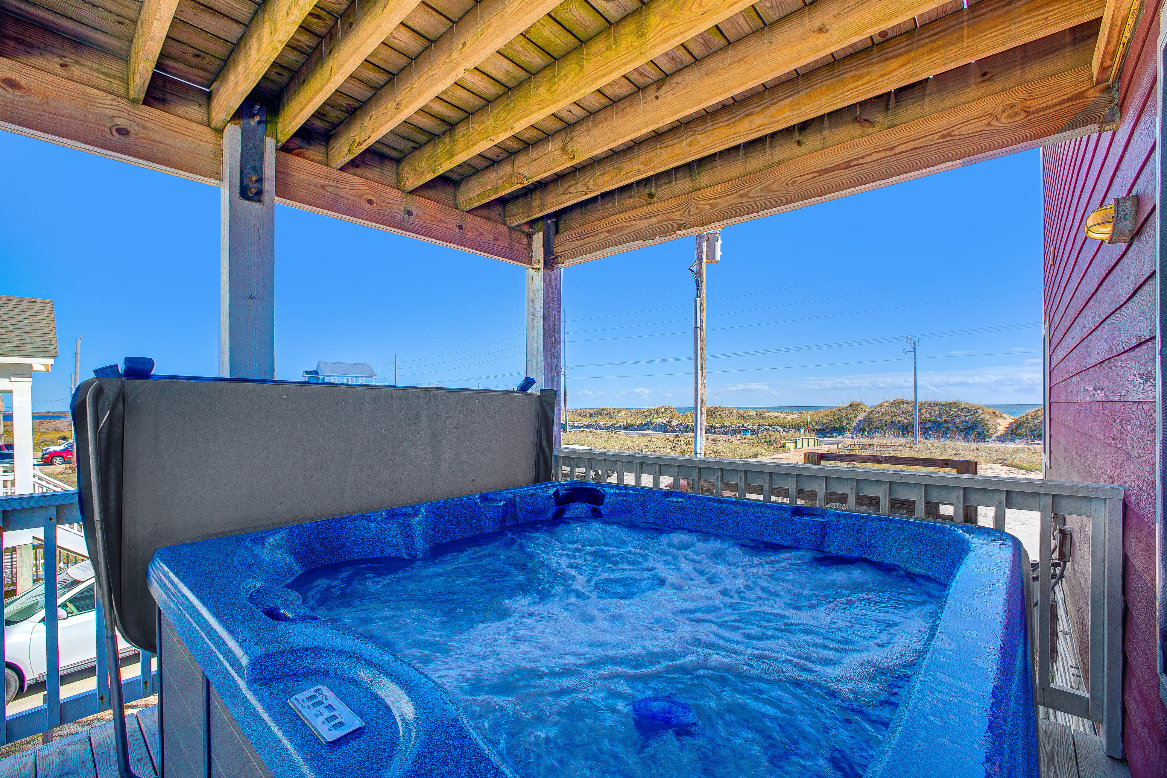 Sound- & ocean-view home with private pool, hot tub & movie room - dog-friendly