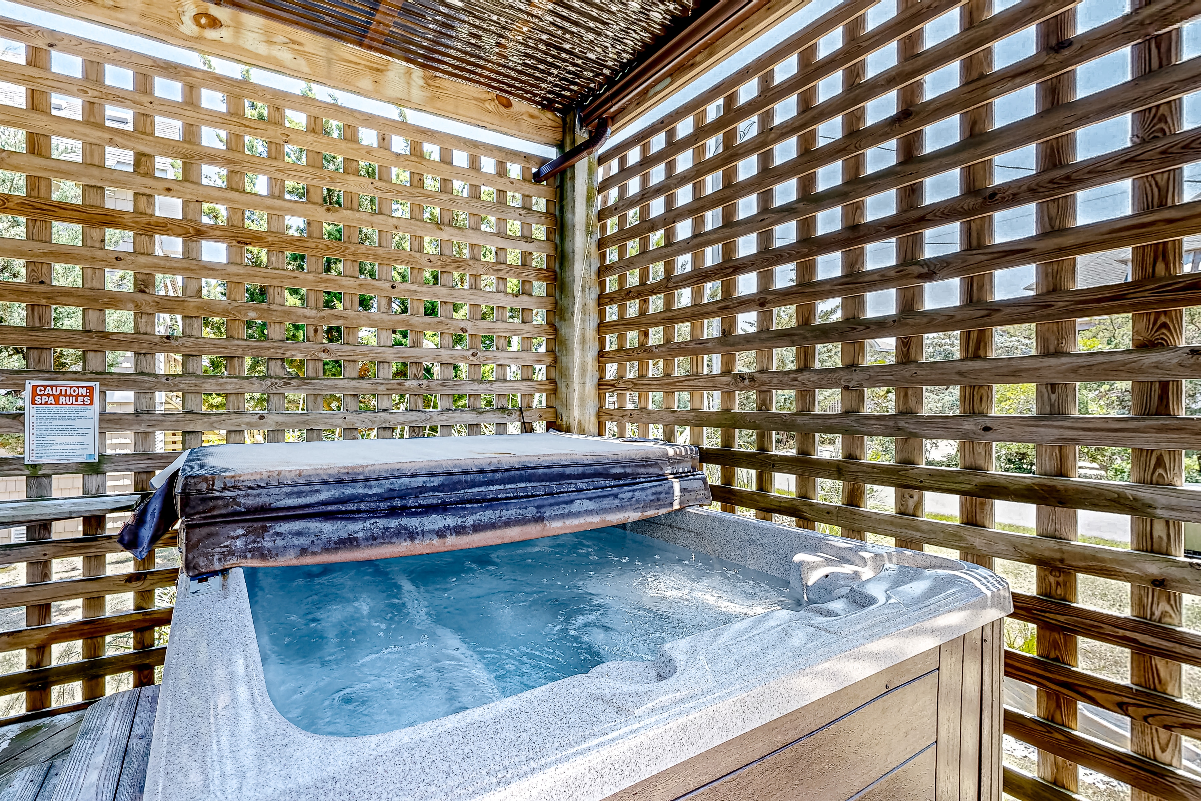 Ocean view home with private pool, hot tub, mini-golf, game room & great decks