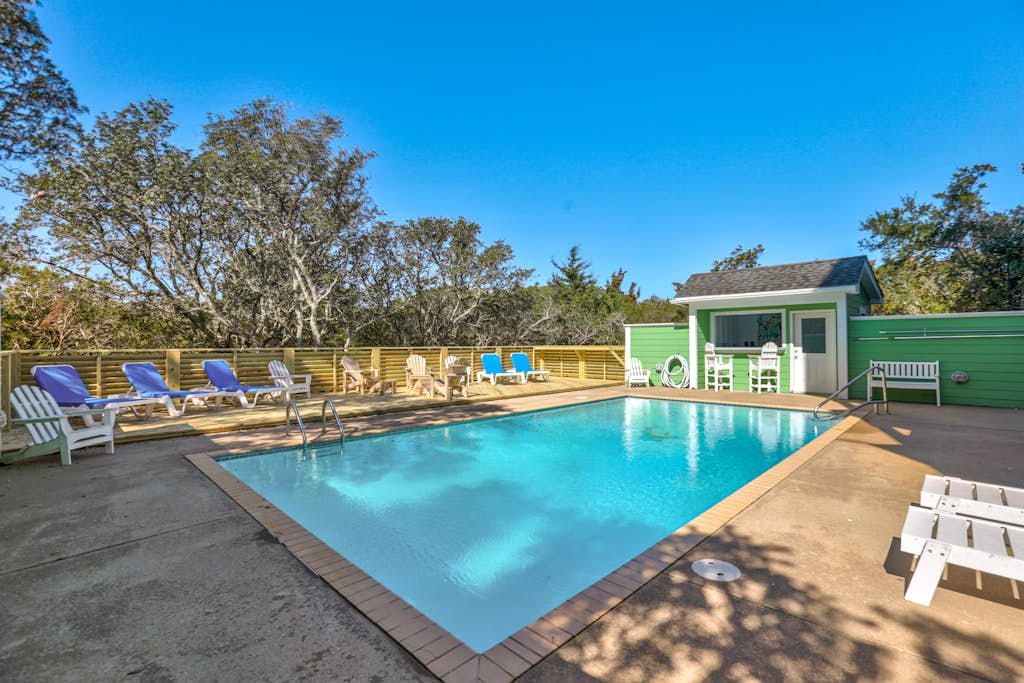Dog-friendly ocean- & sound-view home with private pool, hot tub, & central AC