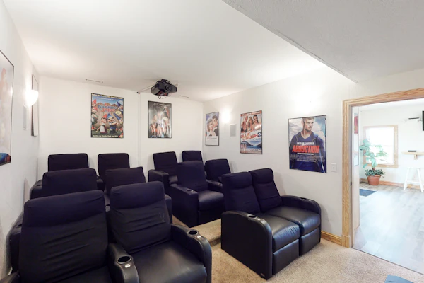 Lakefront, dog-friendly home with W/D, private pool & hot tub - close to beach