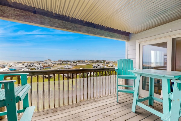 Ocean view condo with pool access, furnished balcony, & central AC