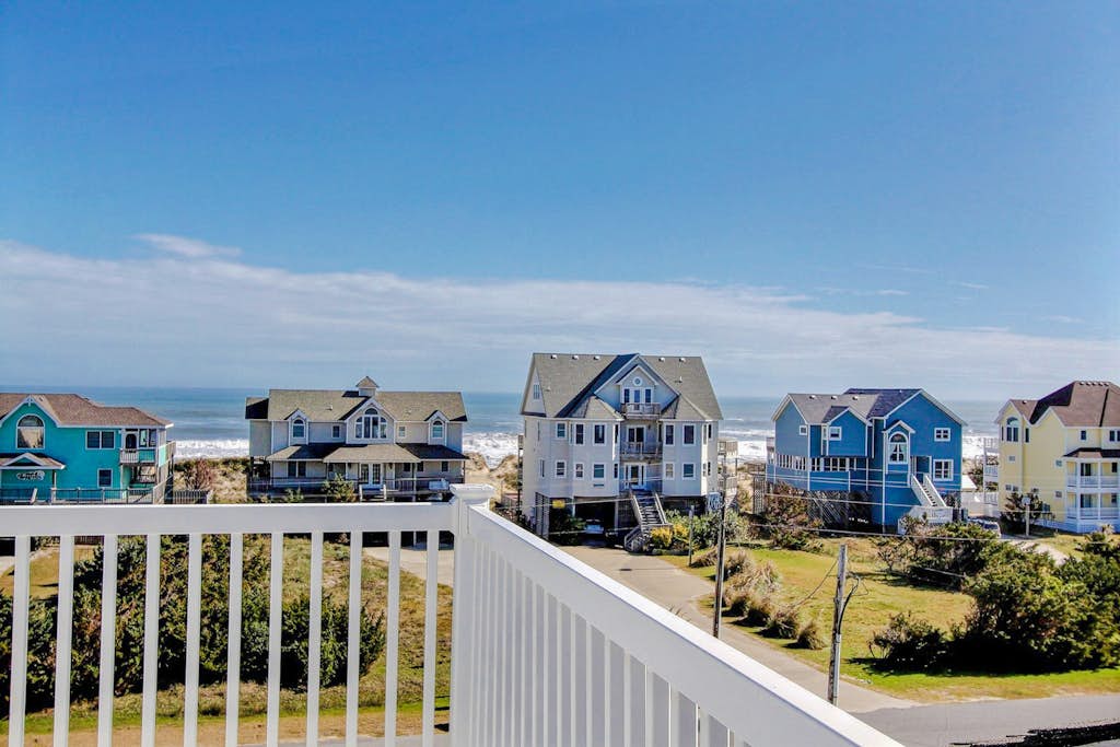 Outer Banks house with private pool, hot tub, W/D & ocean view - dog-friendly