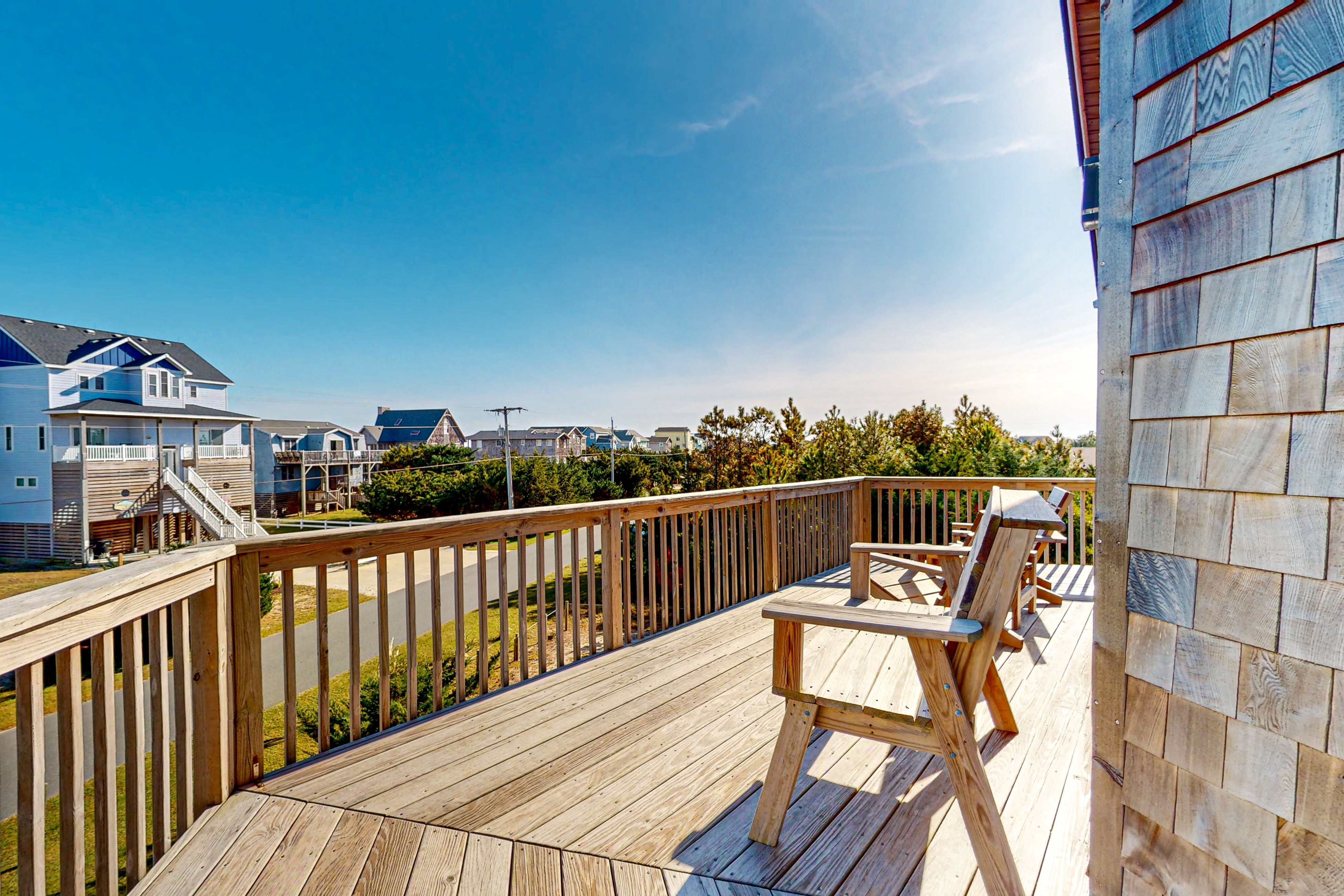 Home across from the beach with grill, pool access, & decks - dog-friendly