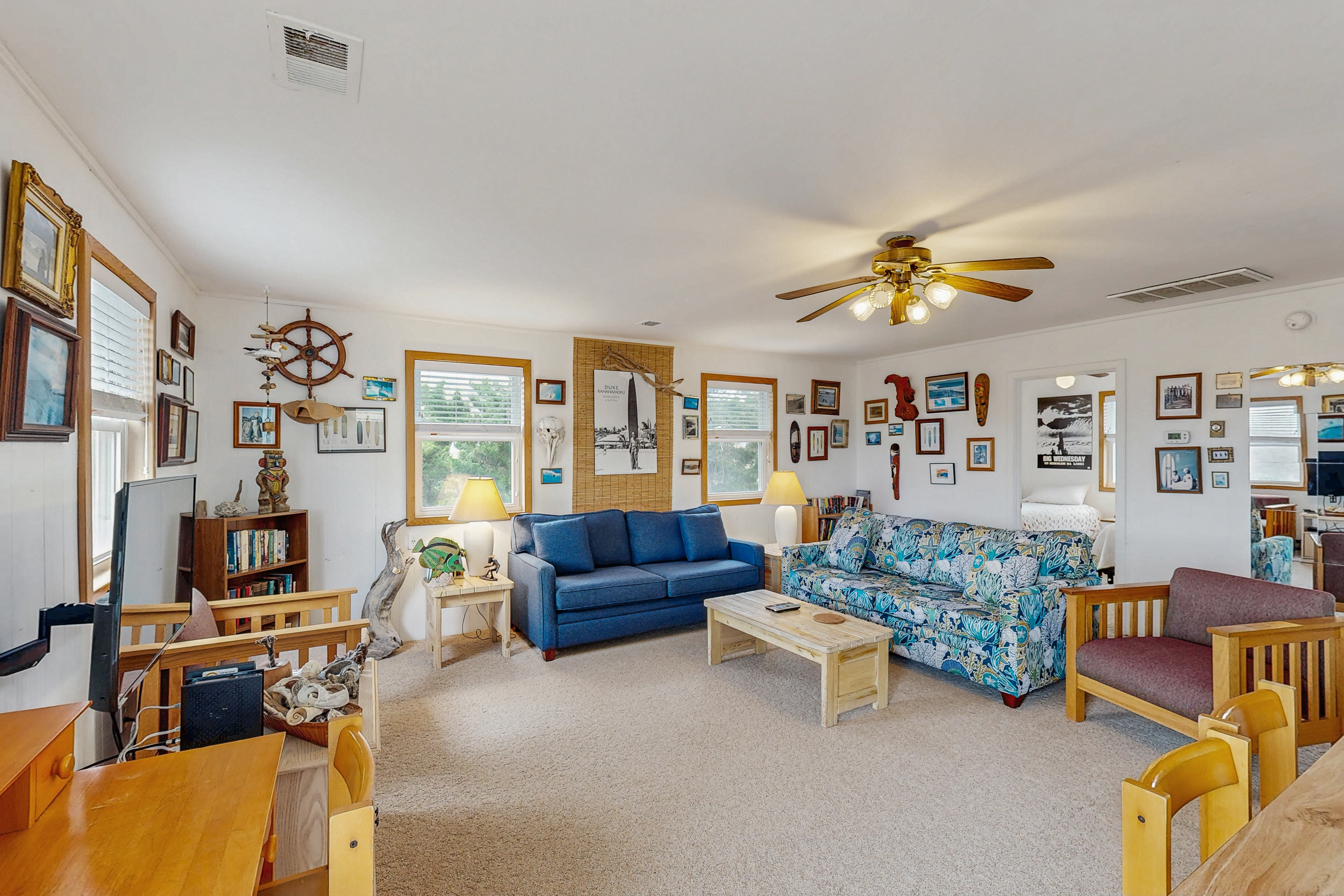 Dog-friendly, oceanfront home in the dunes with observation deck & WiFi