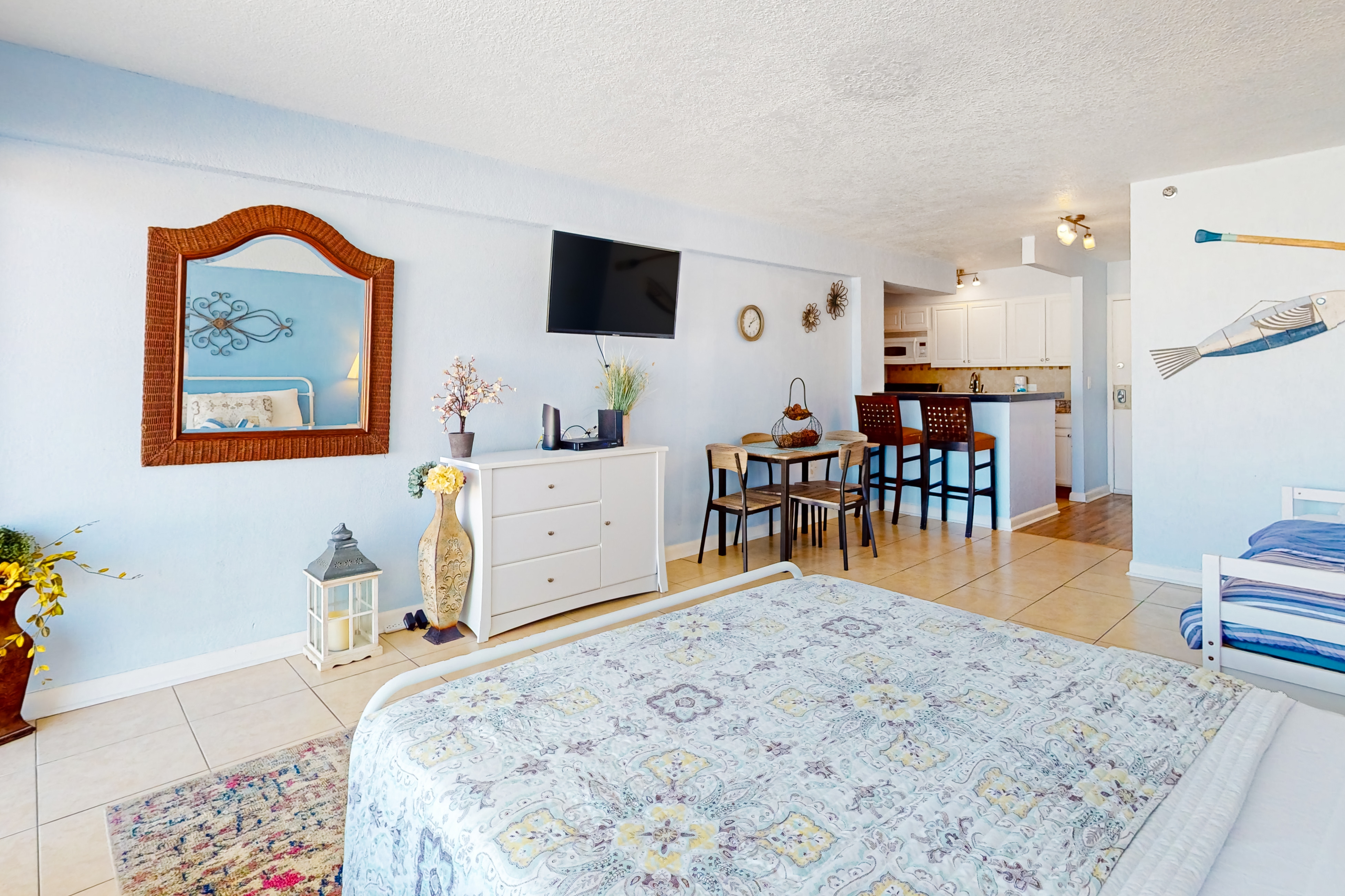 Beachfront Studio with Balcony & Pool – Walk to Boardwalk Fun