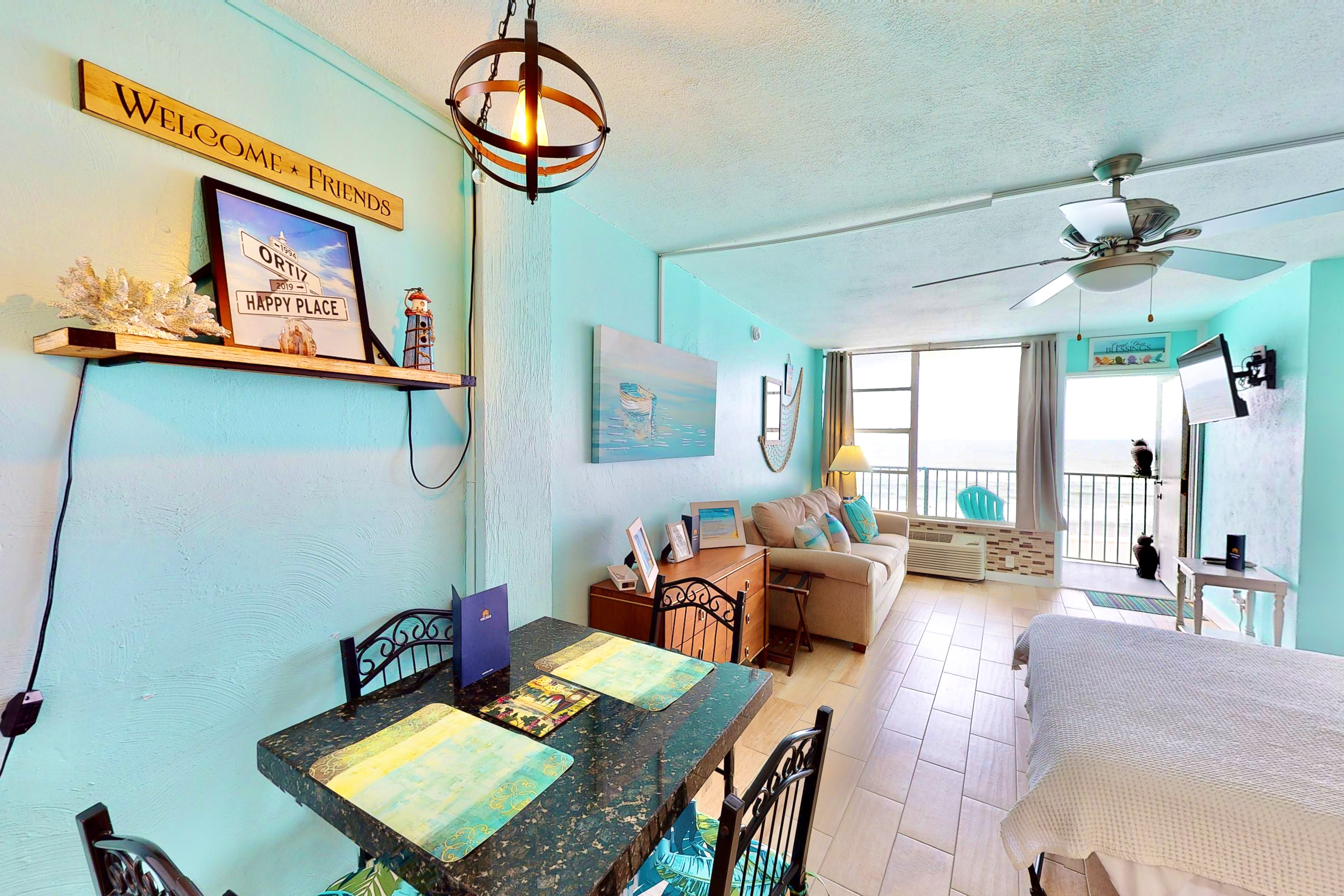 Relaxing Beachfront Studio w/ Balcony Views & Shared Pool