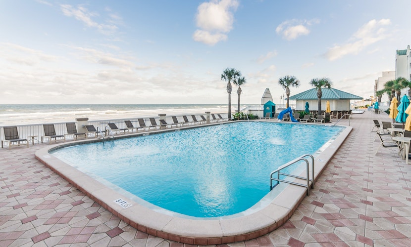 Oceanfront Studio with Balcony, Resort Pools & Walkable Fun