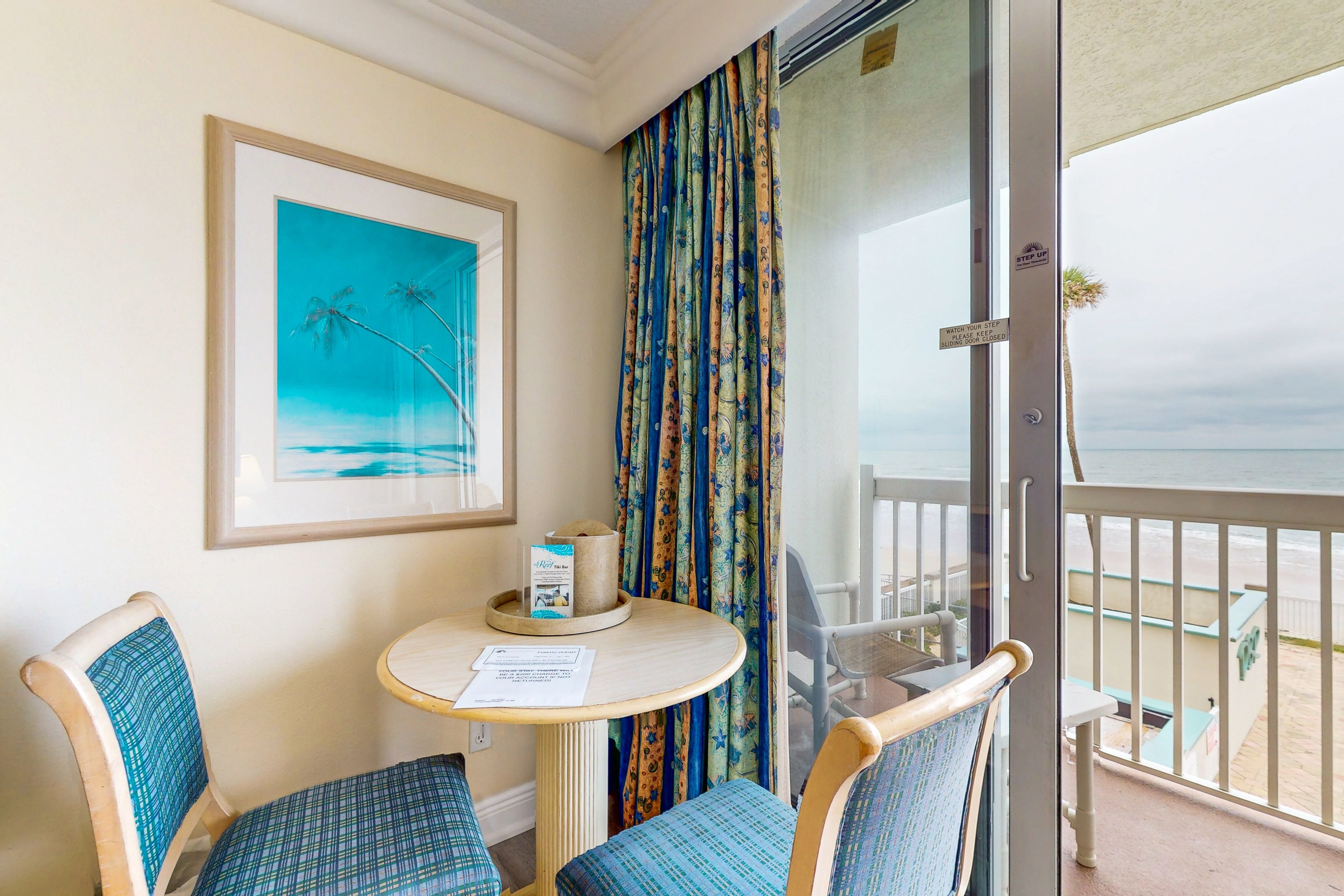 Oceanfront Studio with Balcony, Resort Pools & Walkable Fun