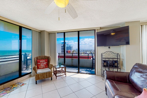 Oceanfront Corner Condo w/ Balcony, Pool, & Rocket Launch Views