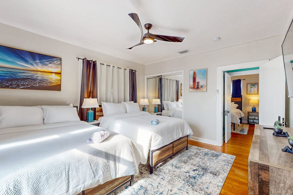 2nd Floor Beachside Duplex Retreat – Dog-Friendly & Steps to Sand