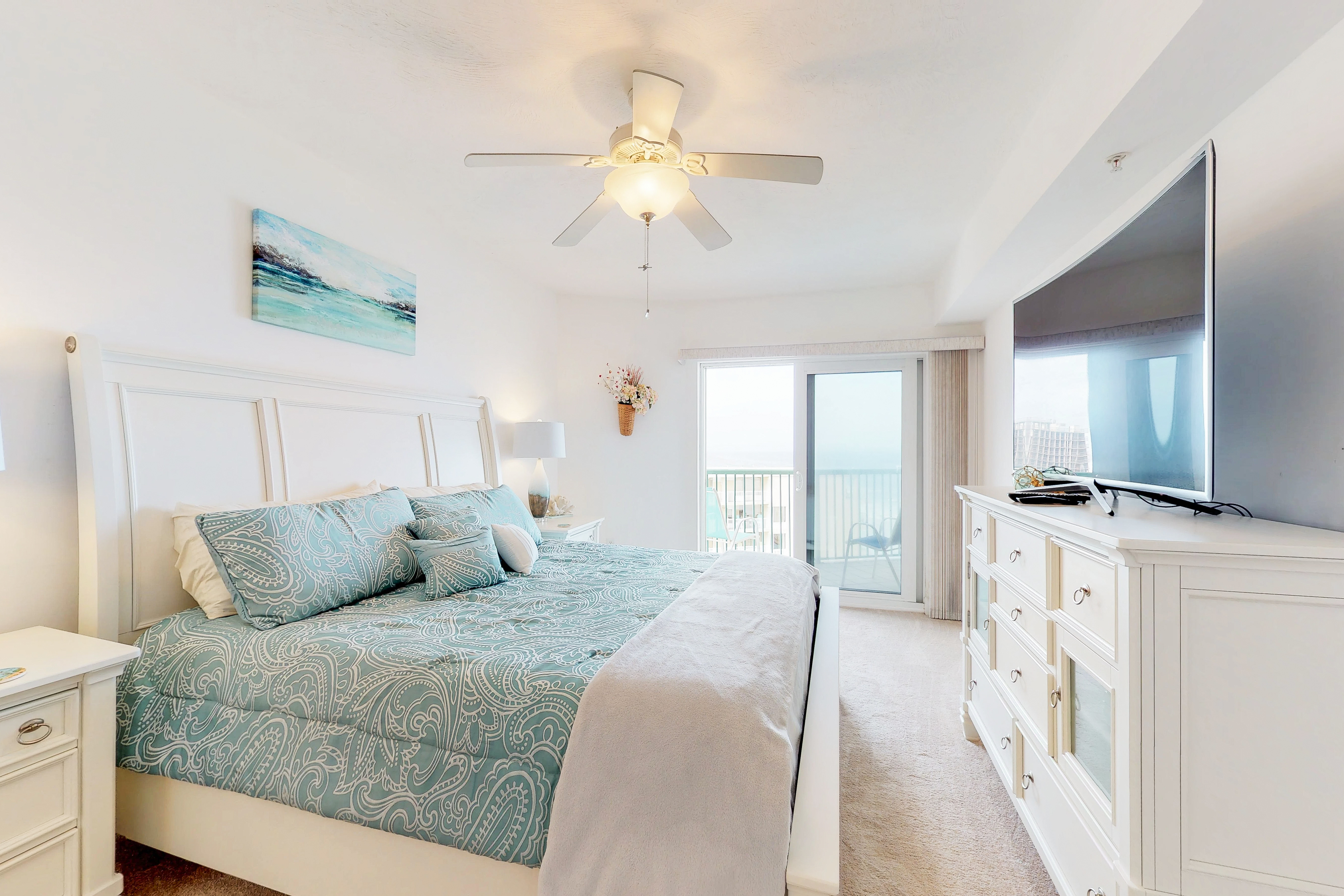 Peaceful Oceanfront Retreat with Balcony, Pool & Game Room