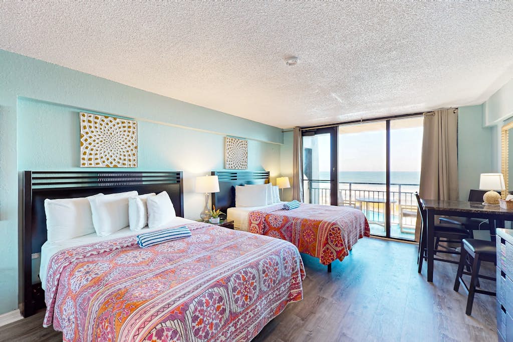 Oceanview Condo with Balcony, Pool, Game Room & Beach Access