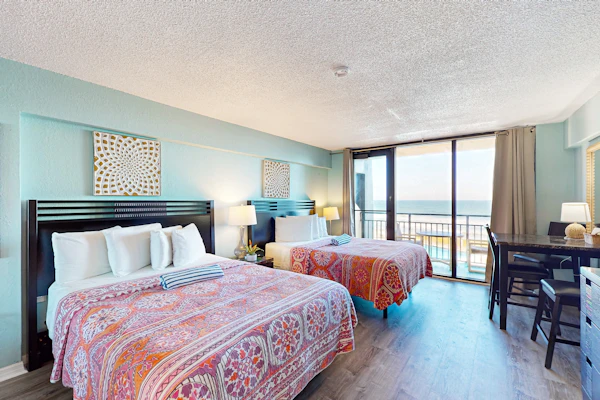 Oceanview Condo with Balcony, Pool, Game Room & Beach Access