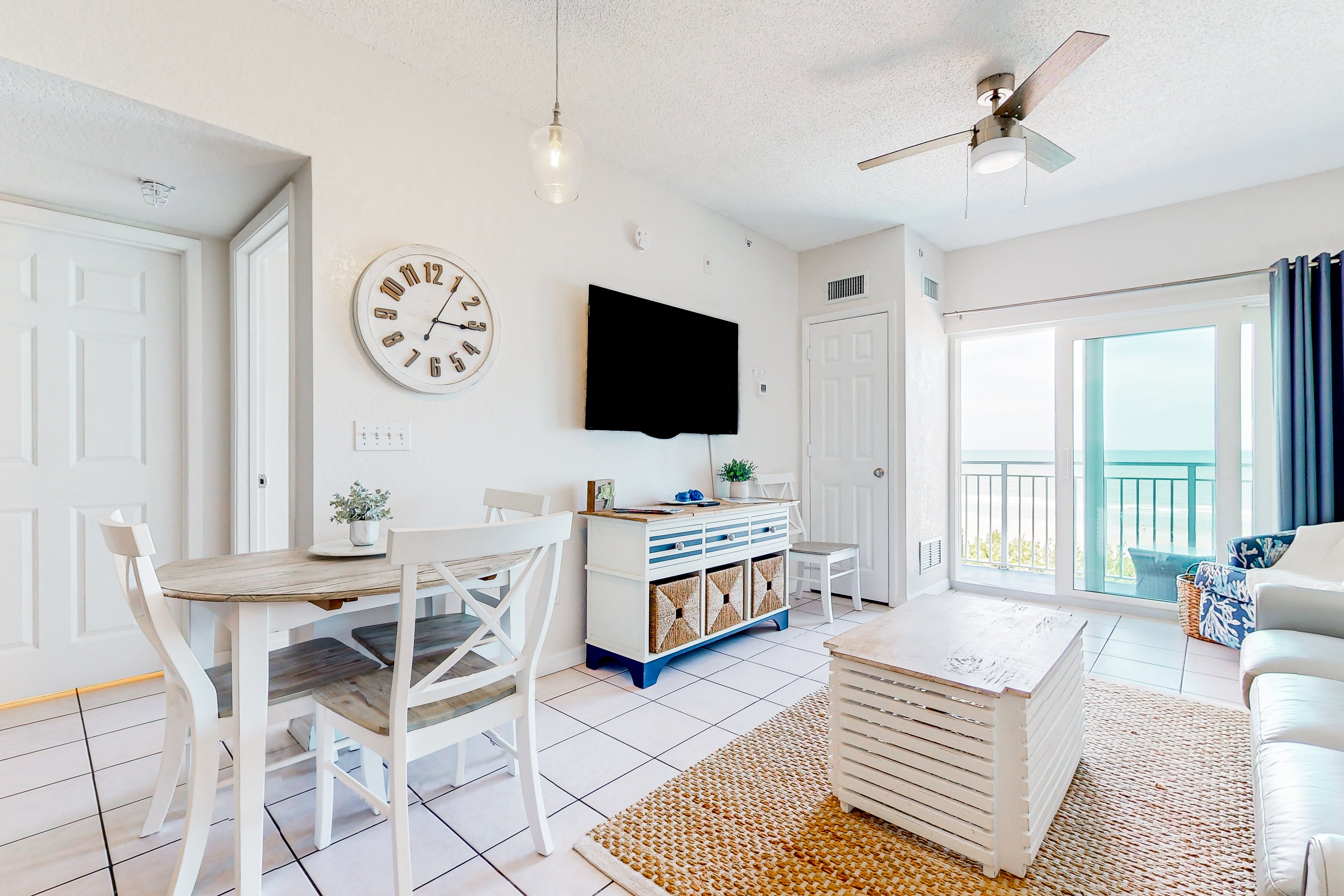Relaxing Oceanfront Escape with Balcony Views + Steps to Flagler