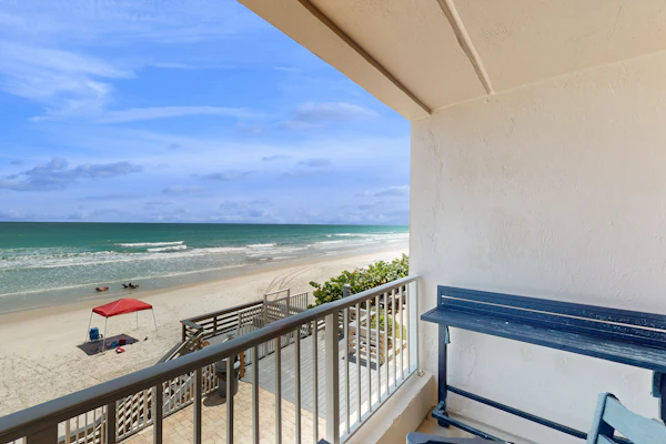 Oceanfront Escape w/ Pool, Balcony & Beach Access at Southpoint 109