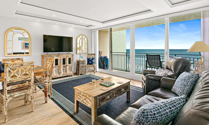 Relaxing Oceanfront Escape with Pools & Private Balcony Views