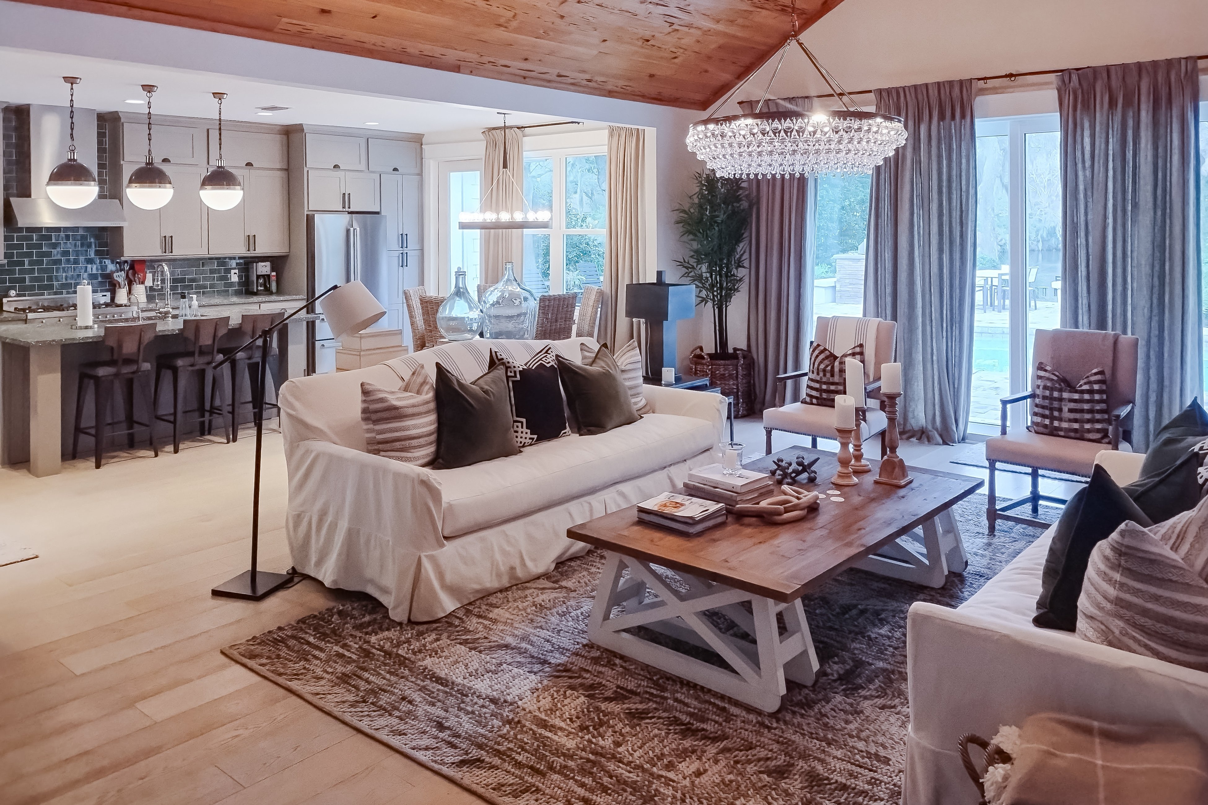 Lakefront home with private pool & outdoor space for entertaining