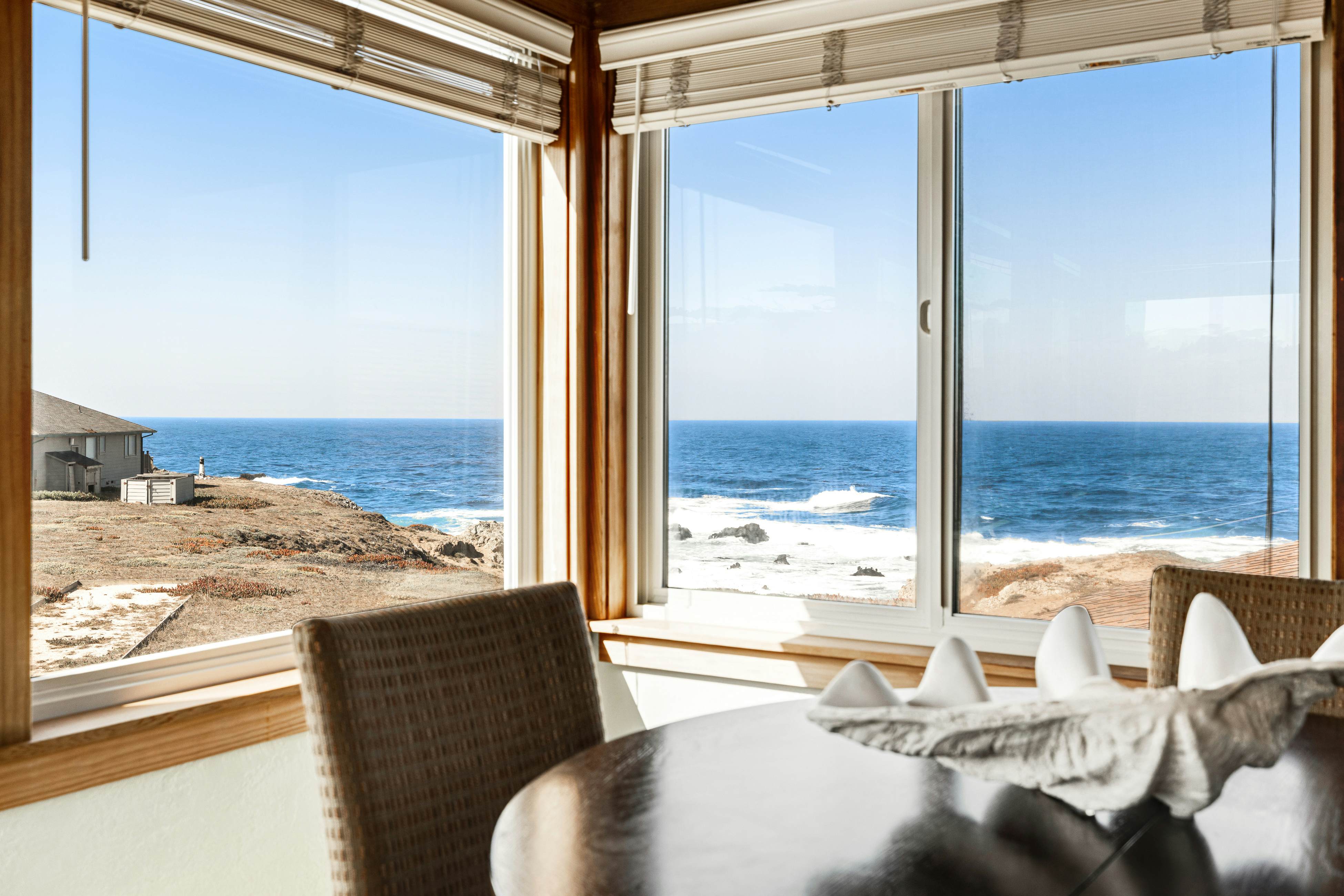 Waterfront Home: Panoramic Views & Private Cove