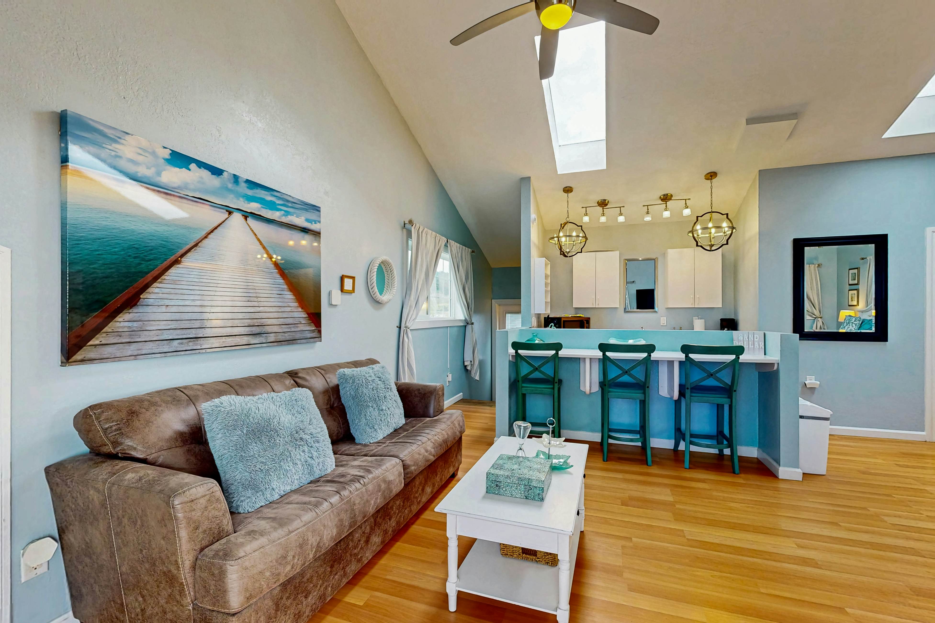 Oceanfront Home with guesthouse & beach access