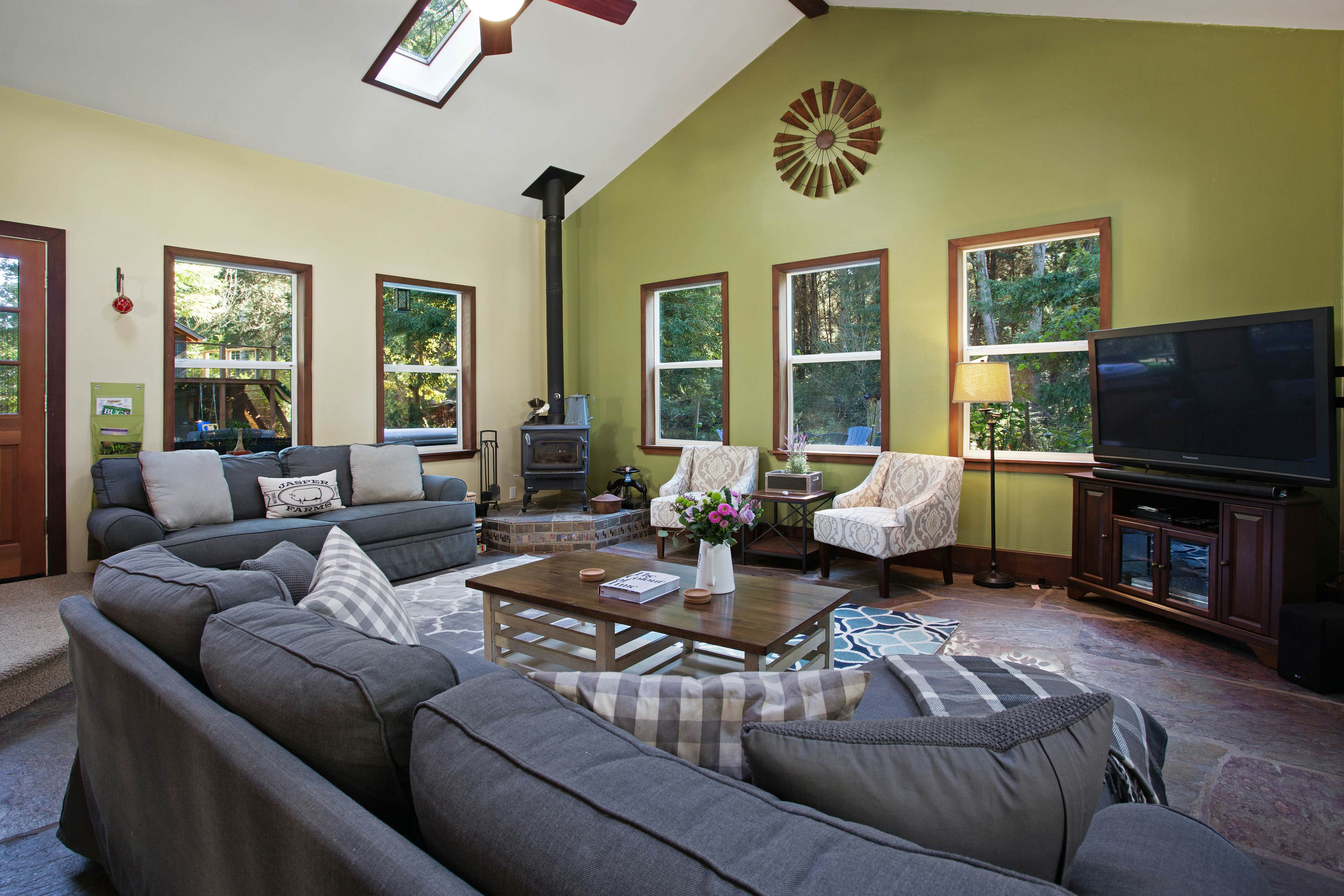 Tree-lined Home with Hot Tub, Firepit & Large Yard