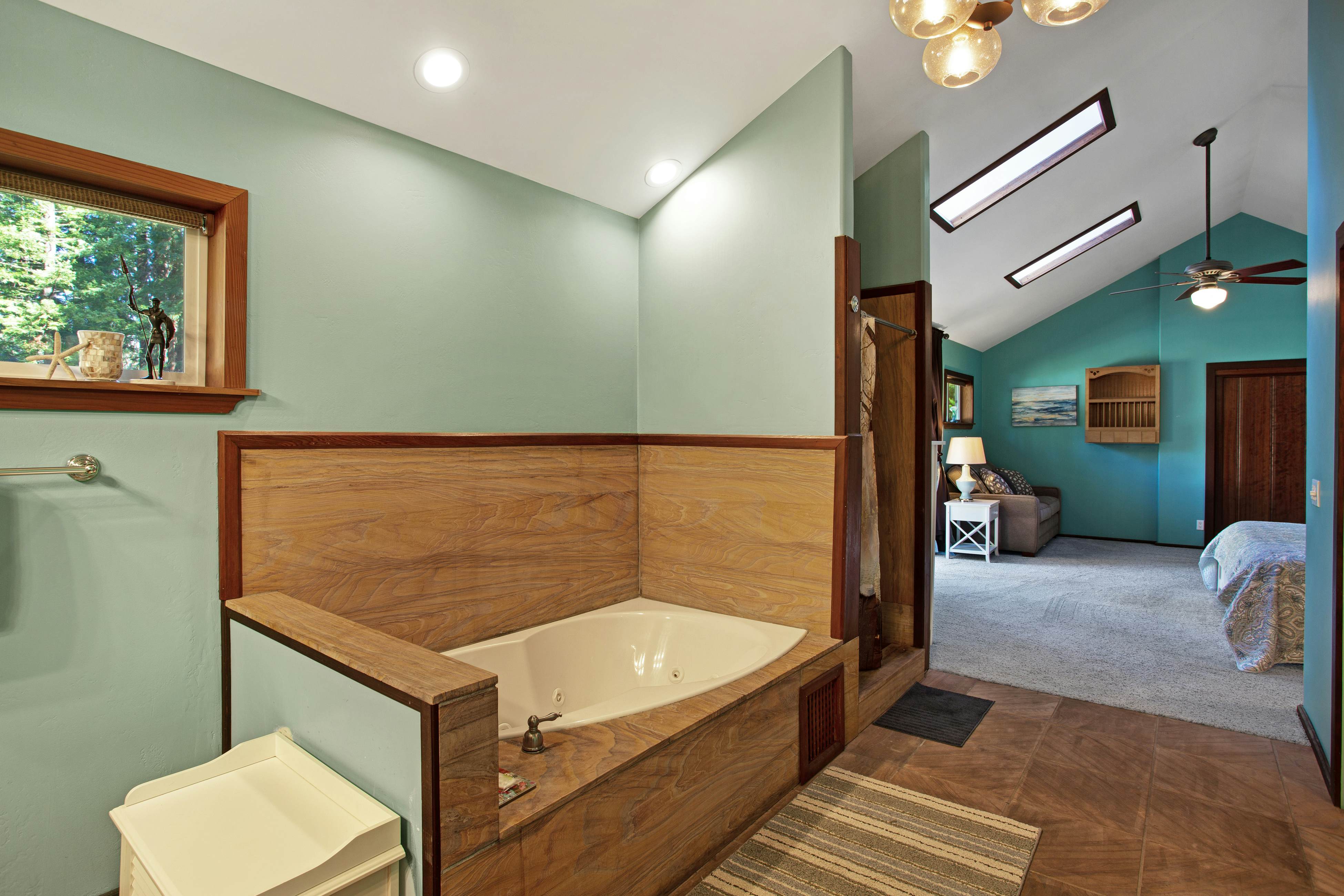 Tree-lined Home with Hot Tub, Firepit & Large Yard