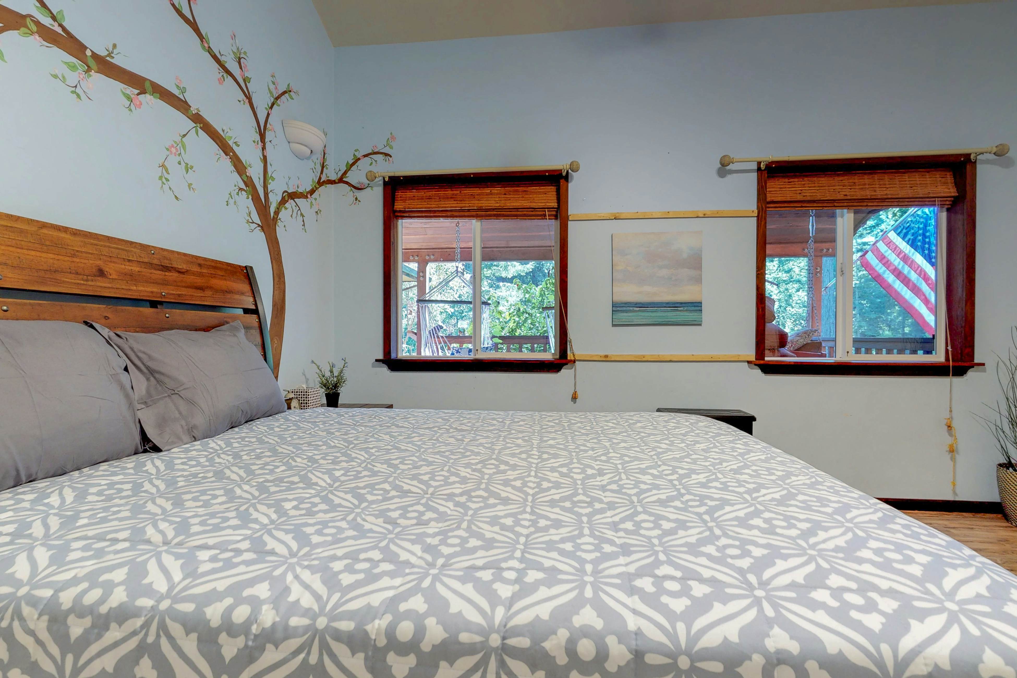 Tree-lined Home with Hot Tub, Firepit & Large Yard