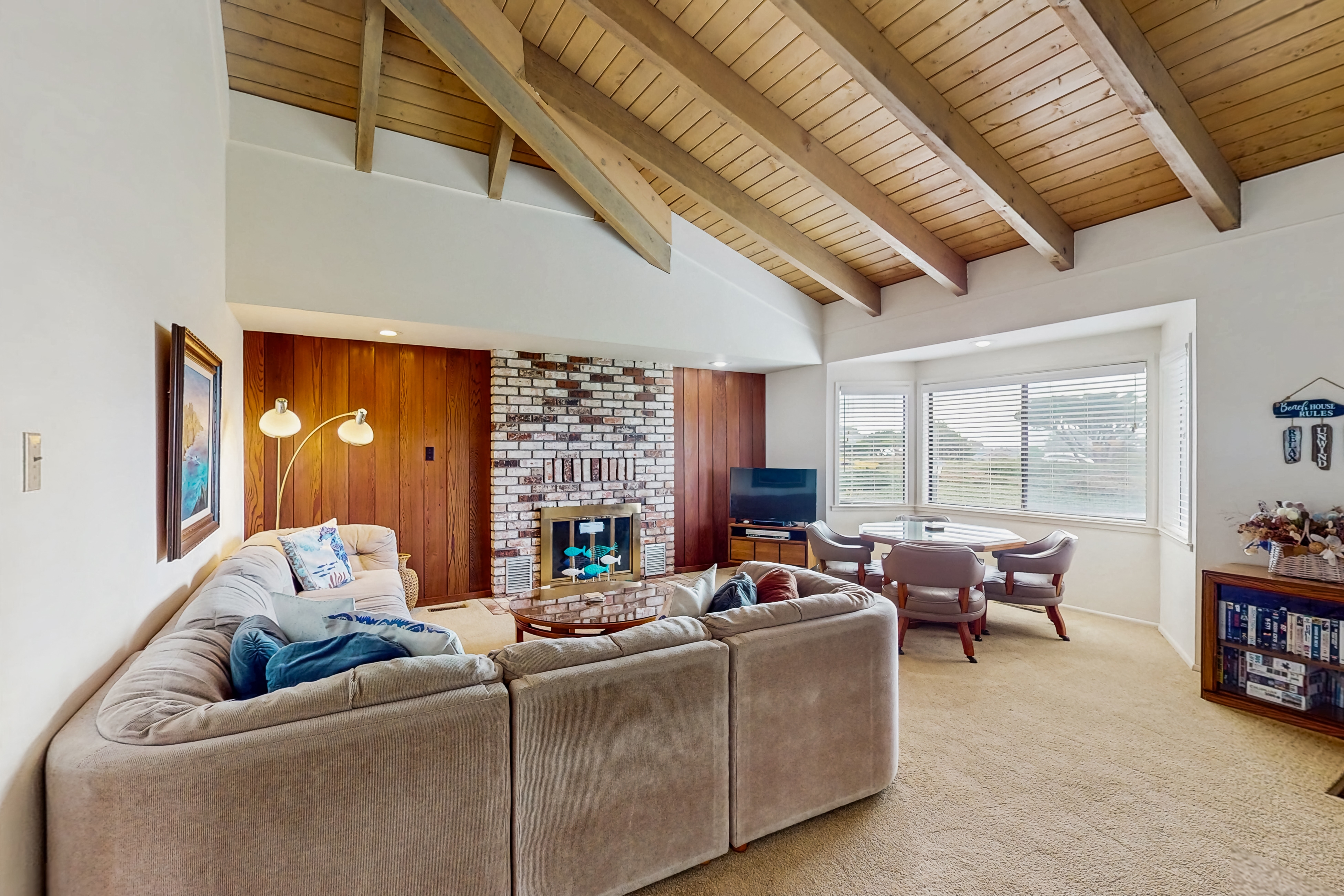 Ocean-View Manor with Large Yard, Walk to Beach