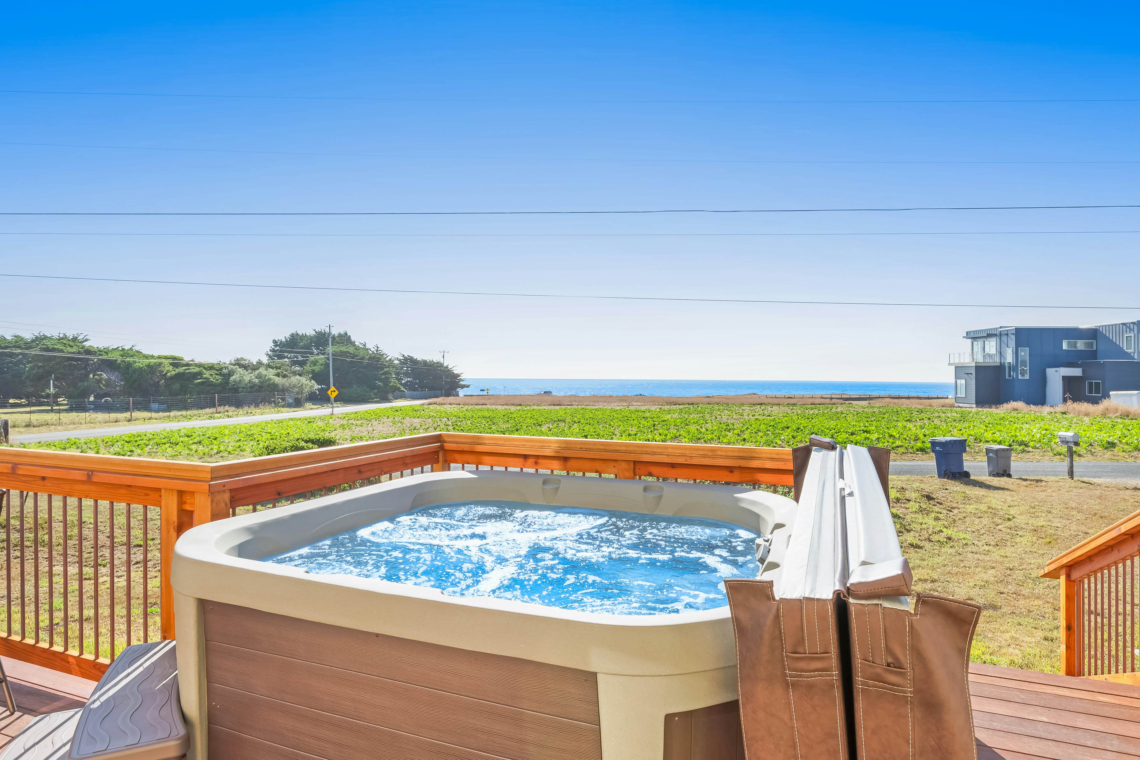 Dog Friendly Oceanfront Home with Hot Tub & Views