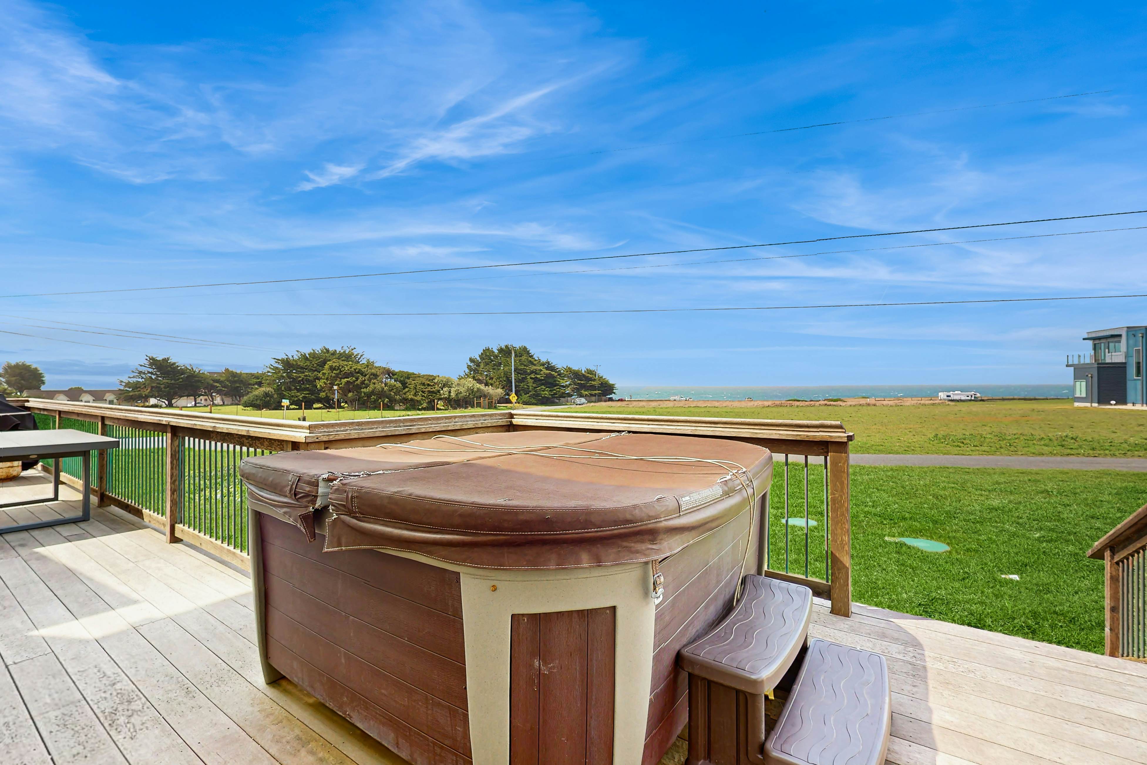 Dog Friendly Oceanfront Home with Hot Tub & Views