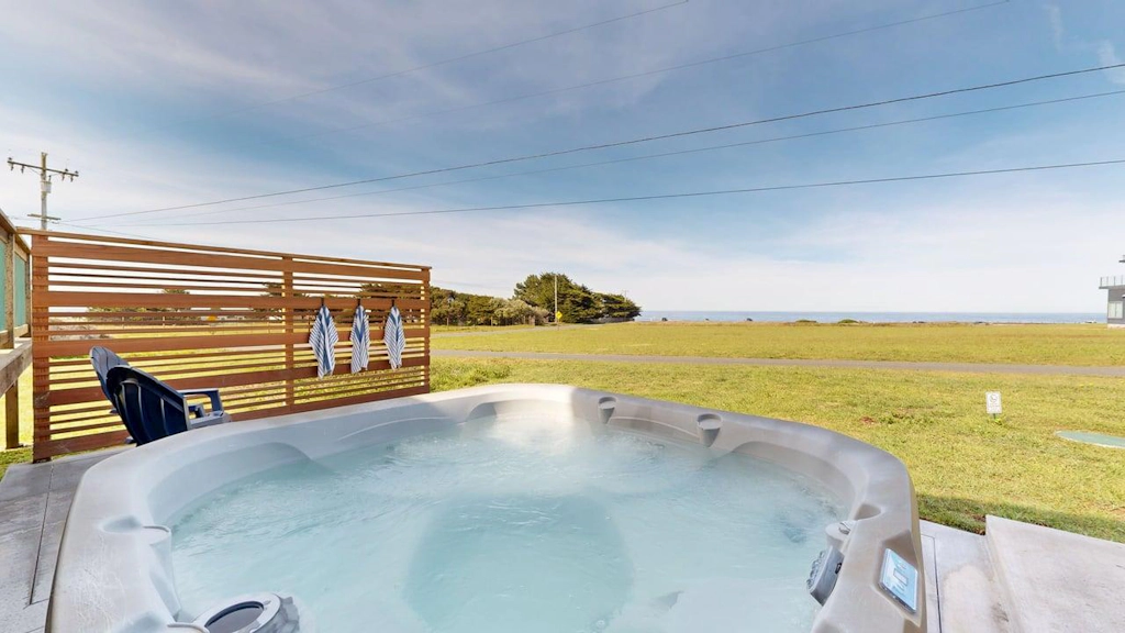 Dog Friendly Oceanfront Home with Hot Tub & Views