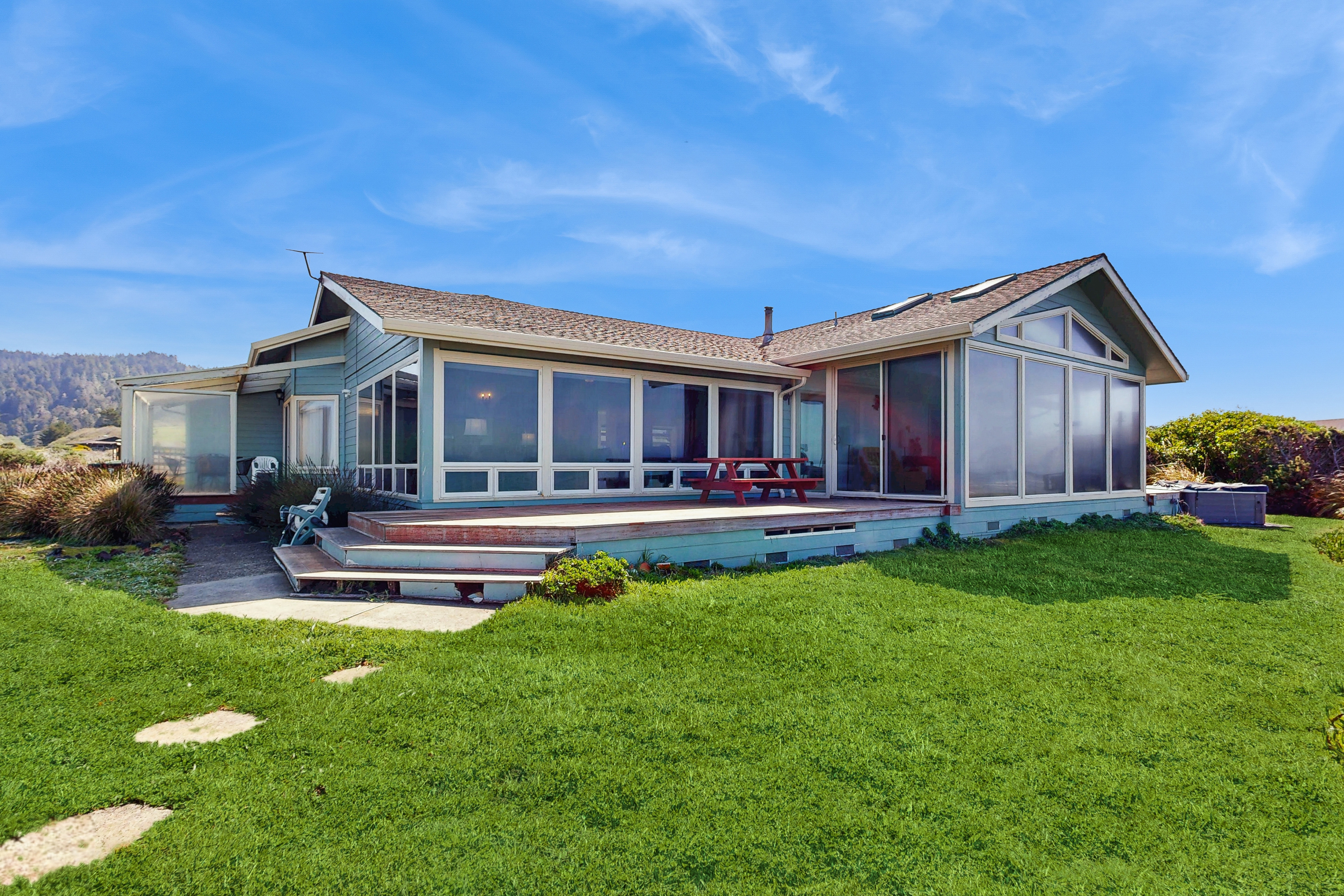 Oceanview Home with Hot Tub & Private Beach Access