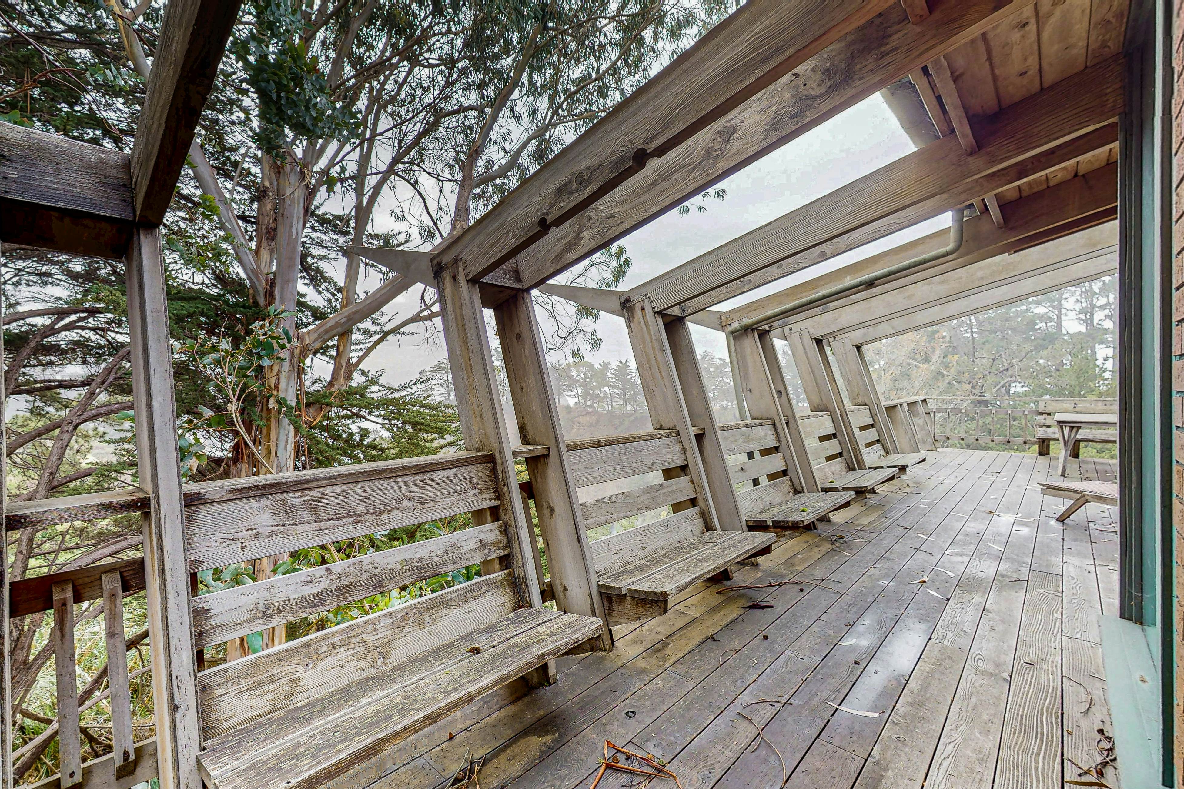 Oceanfront Blufftop Home: Wide Deck & Water Views