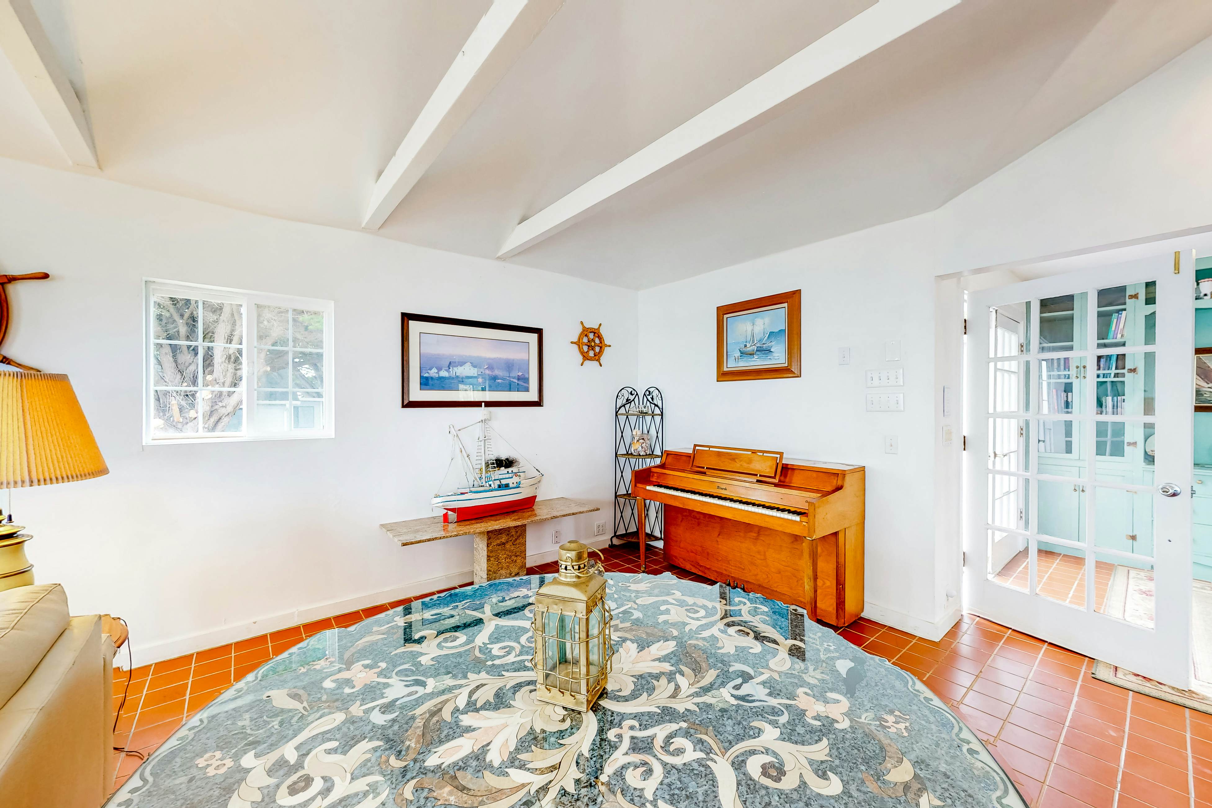 Oceanfront Home in Elk: Panoramic Views & Firepit