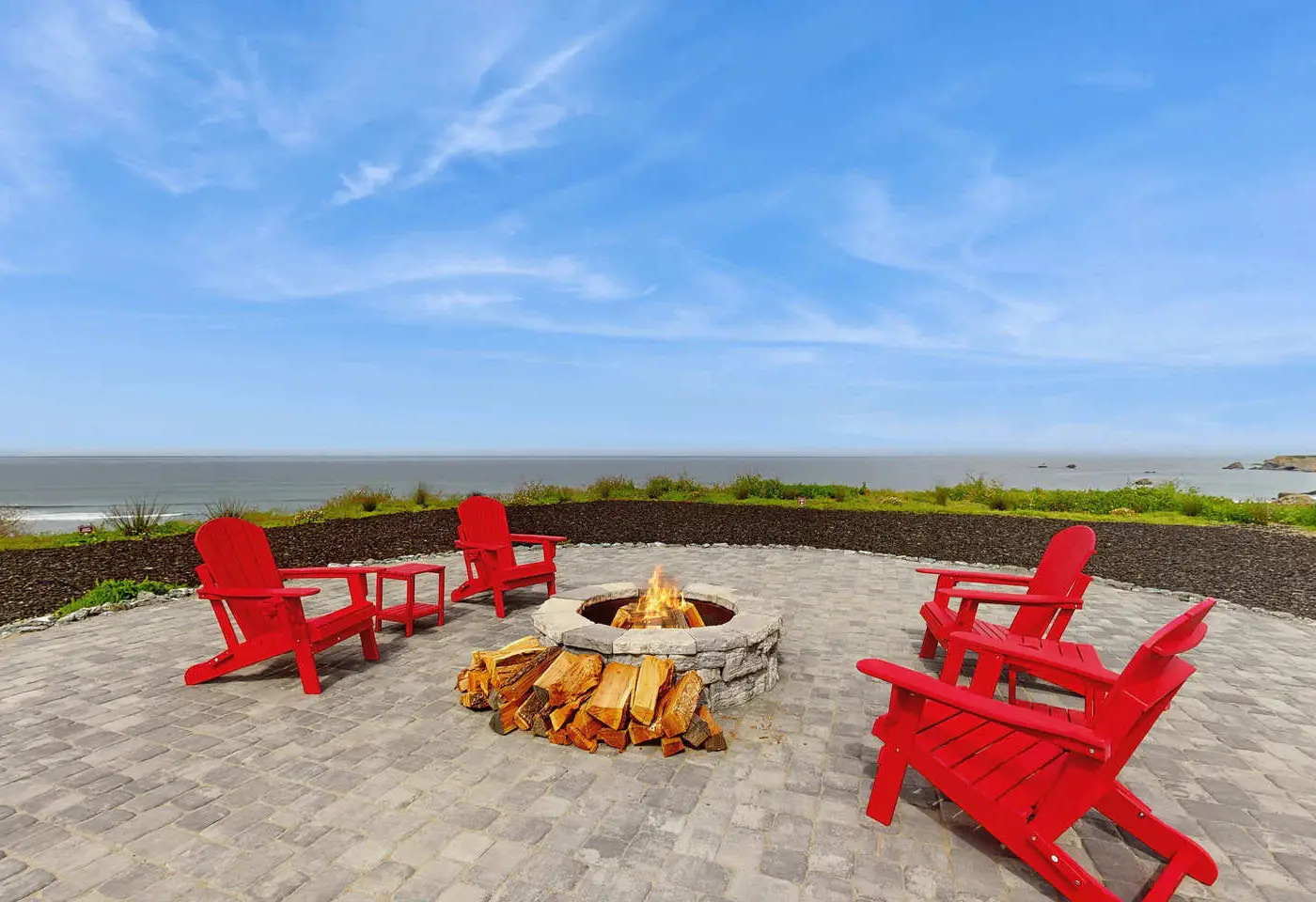Modern Oceanfront Container Home with Hot Tub