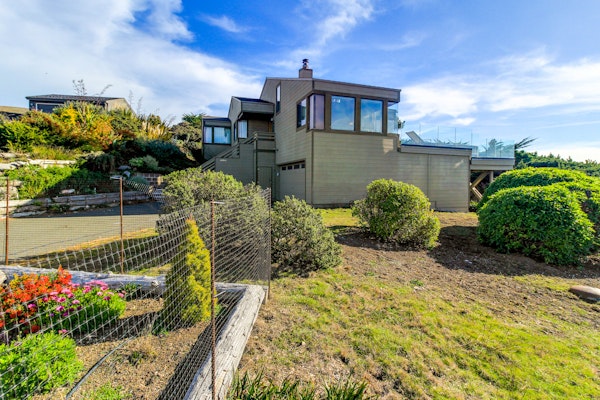 Stunning ocean view home with hot tub and deck