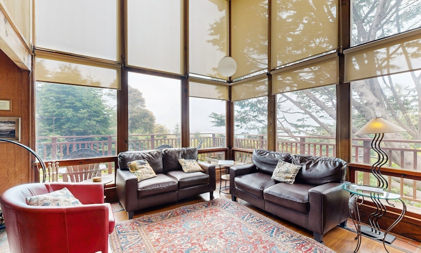 Oceanview Mendocino Artist Retreat - Garden, Deck