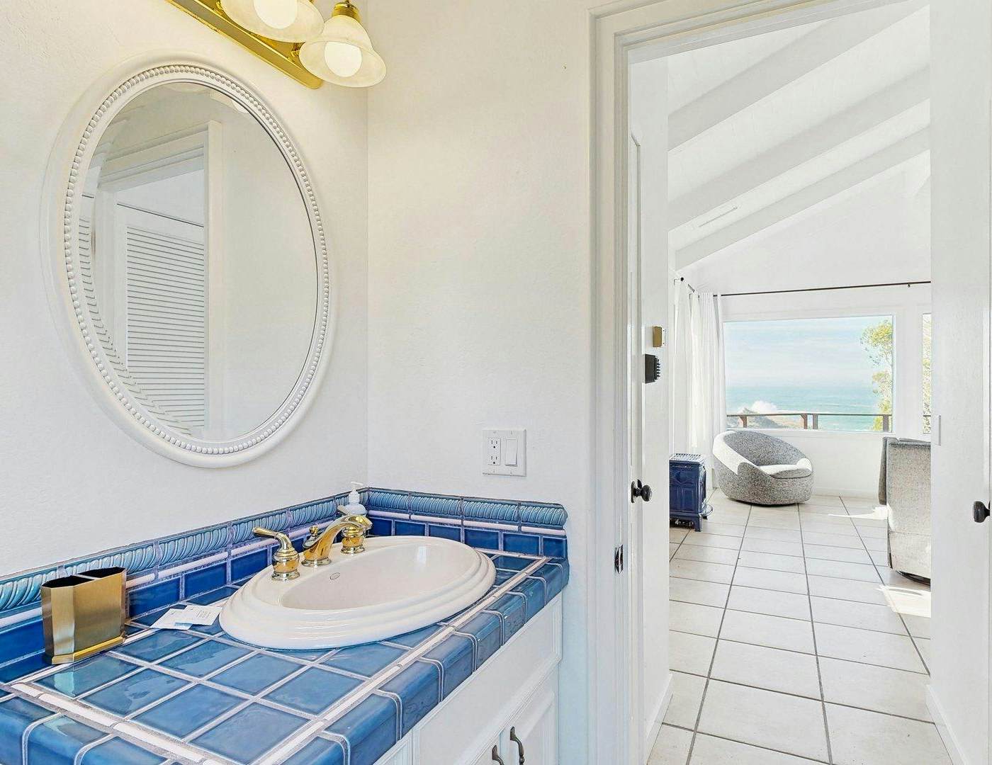 Oceanfront cottage with beach views & deck