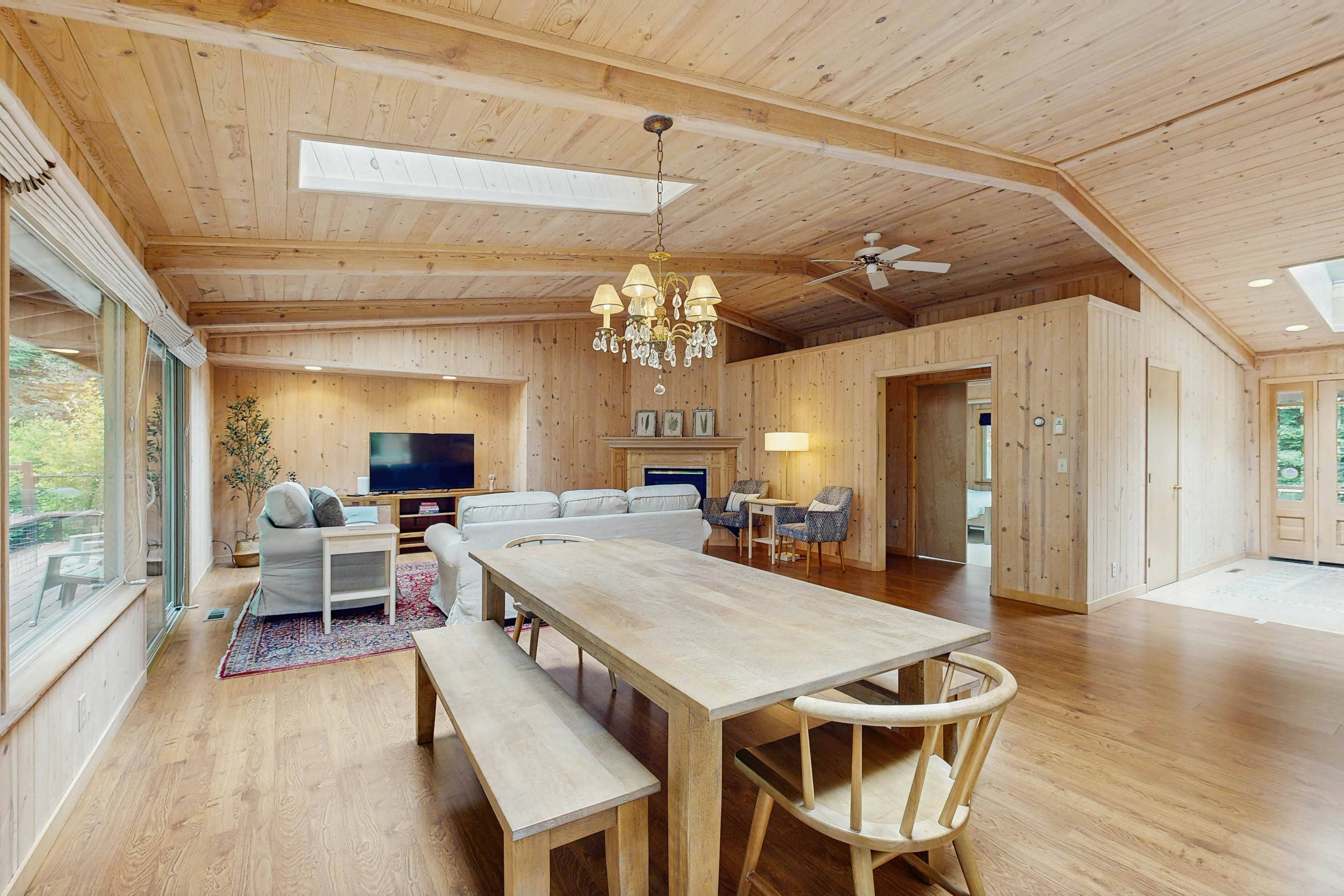 Cozy Forest View Home: Pet-Friendly, Large Deck 