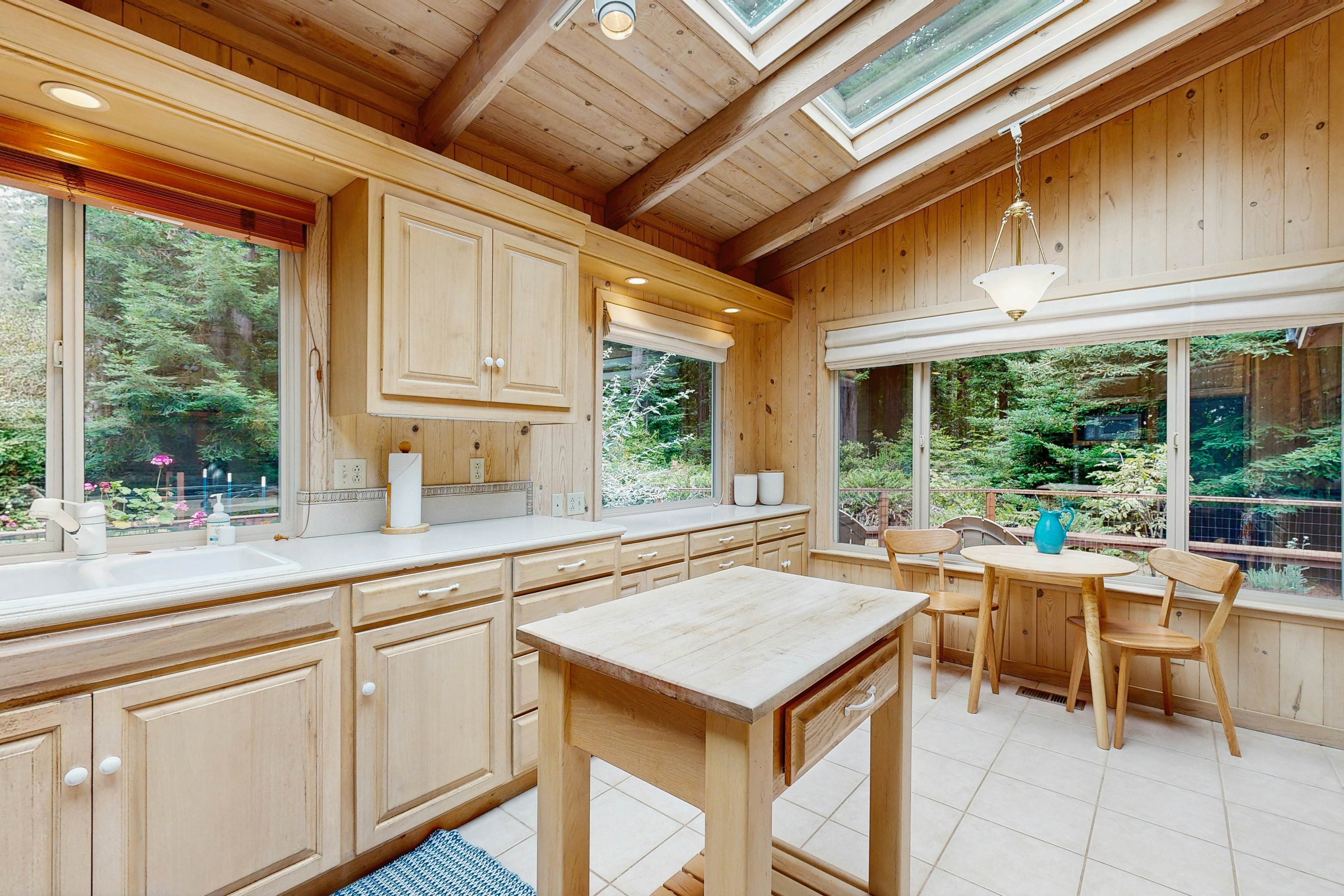 Cozy Forest View Home: Pet-Friendly, Large Deck 