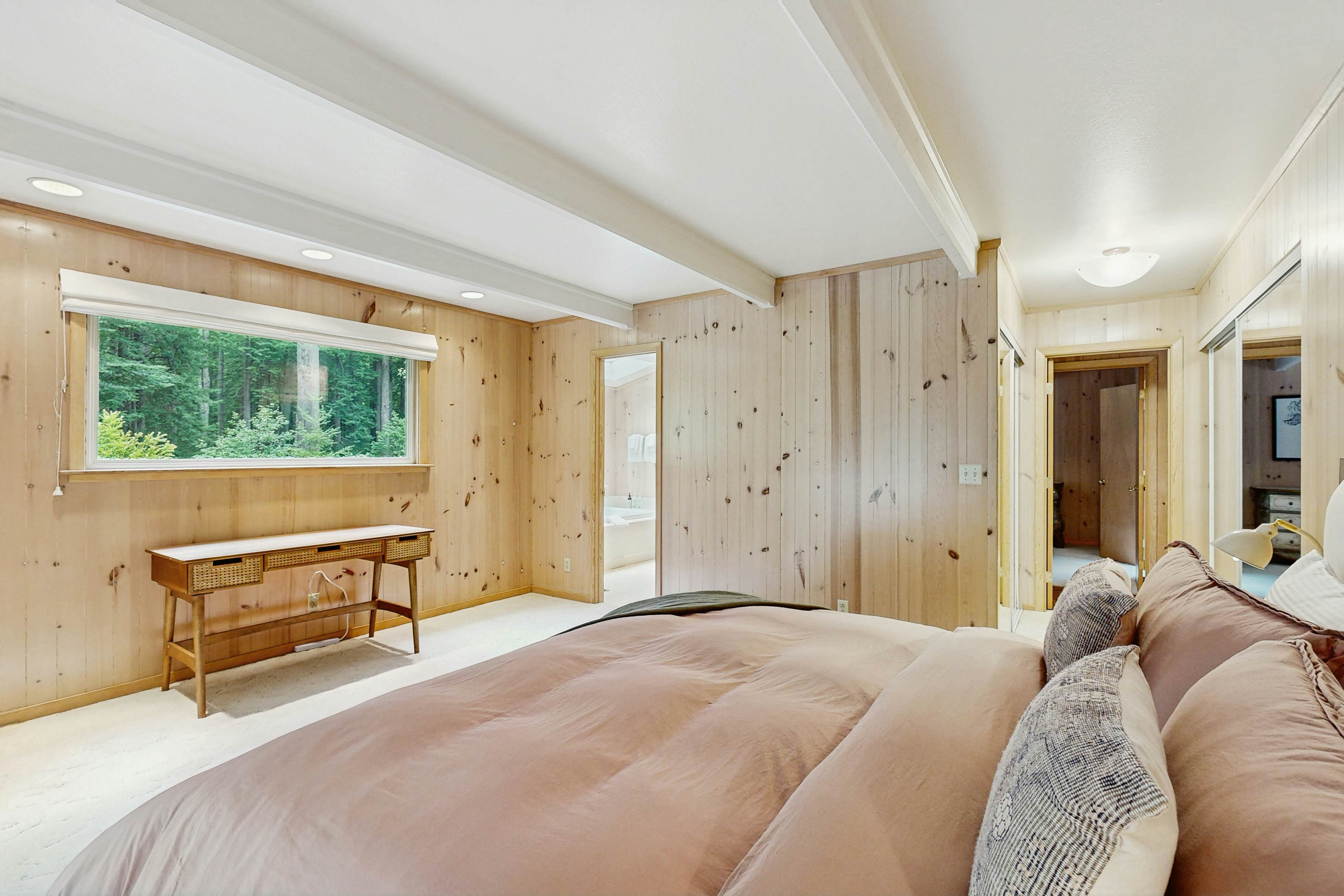 Cozy Forest View Home: Pet-Friendly, Large Deck 