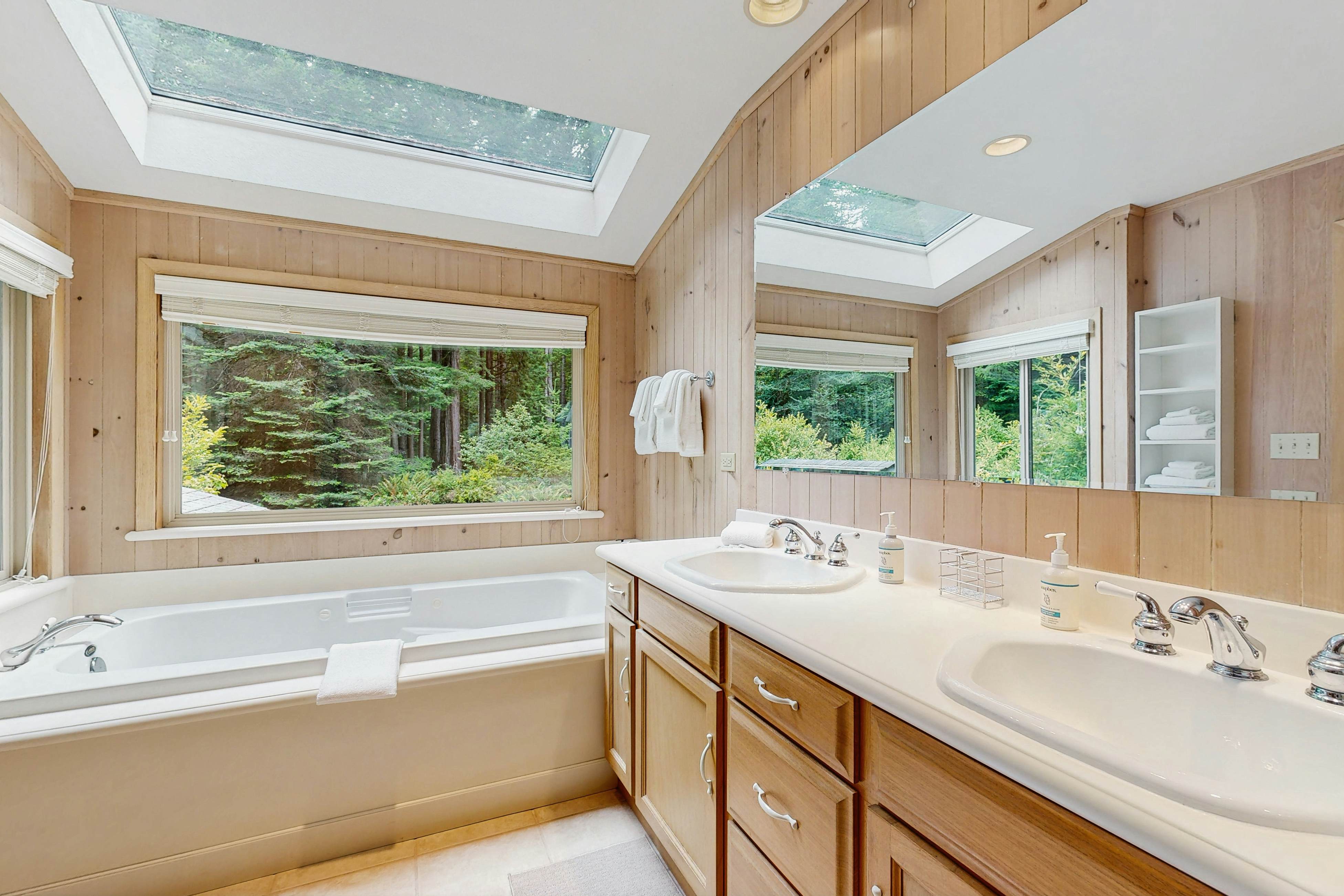 Cozy Forest View Home: Pet-Friendly, Large Deck 