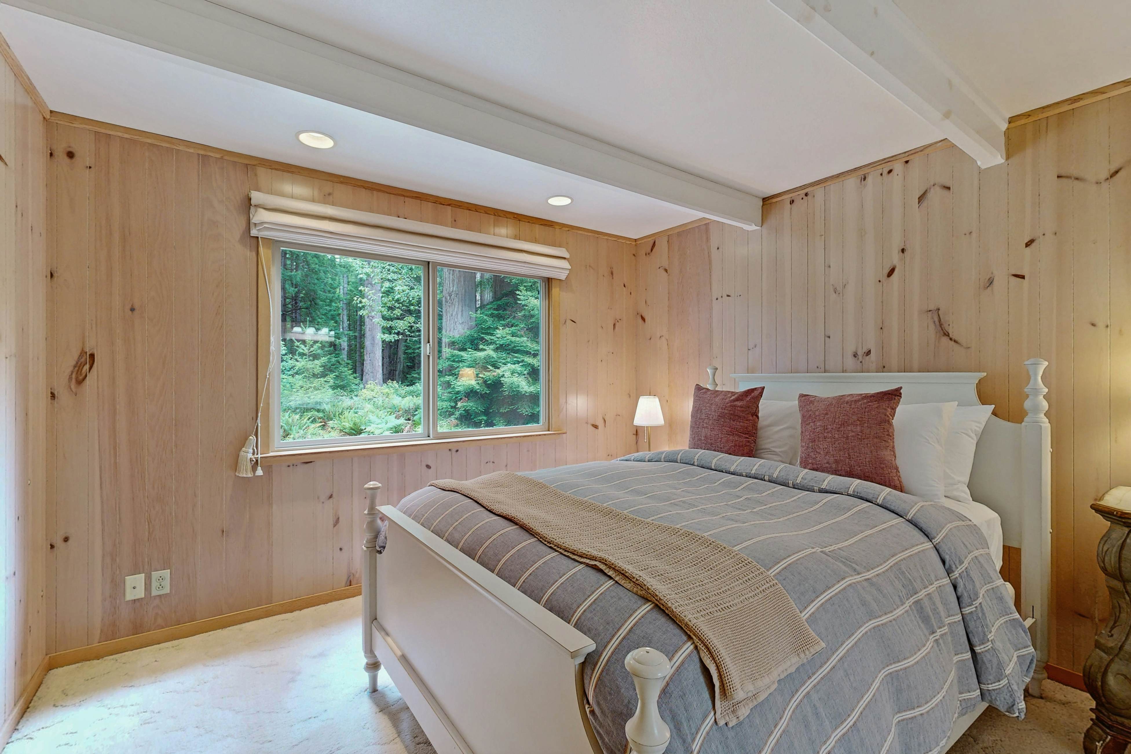 Cozy Forest View Home: Pet-Friendly, Large Deck 