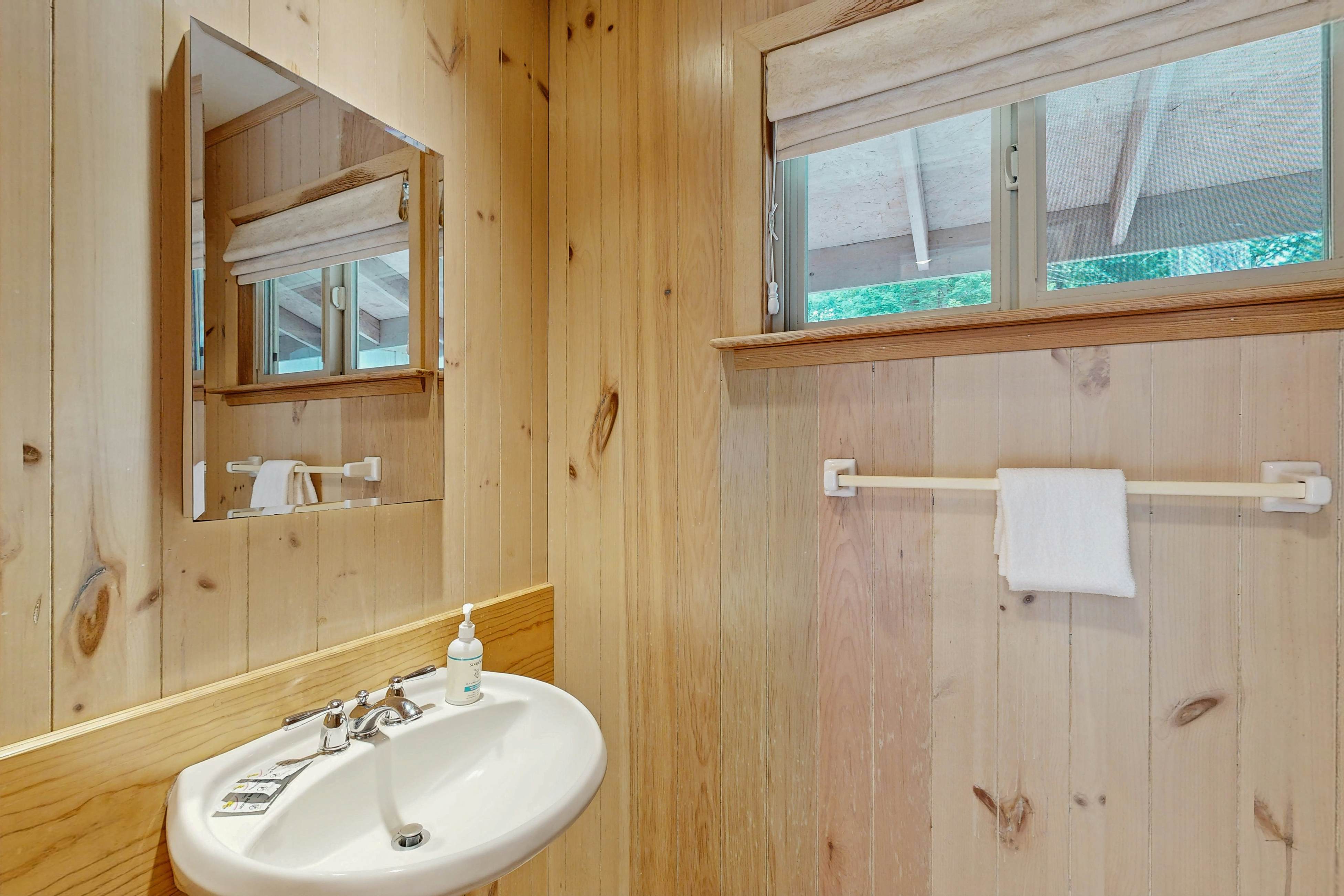 Cozy Forest View Home: Pet-Friendly, Large Deck 