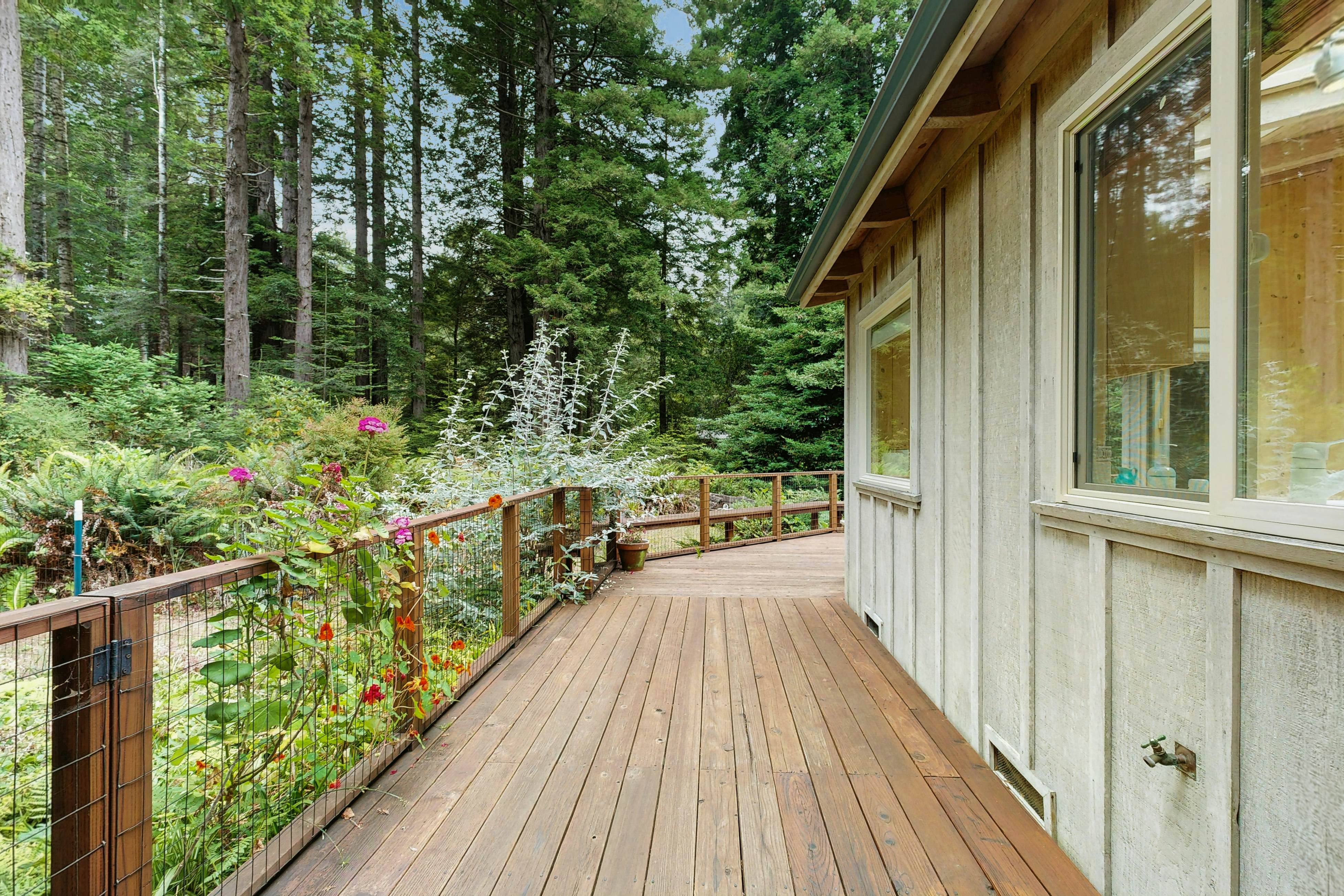 Cozy Forest View Home: Pet-Friendly, Large Deck 
