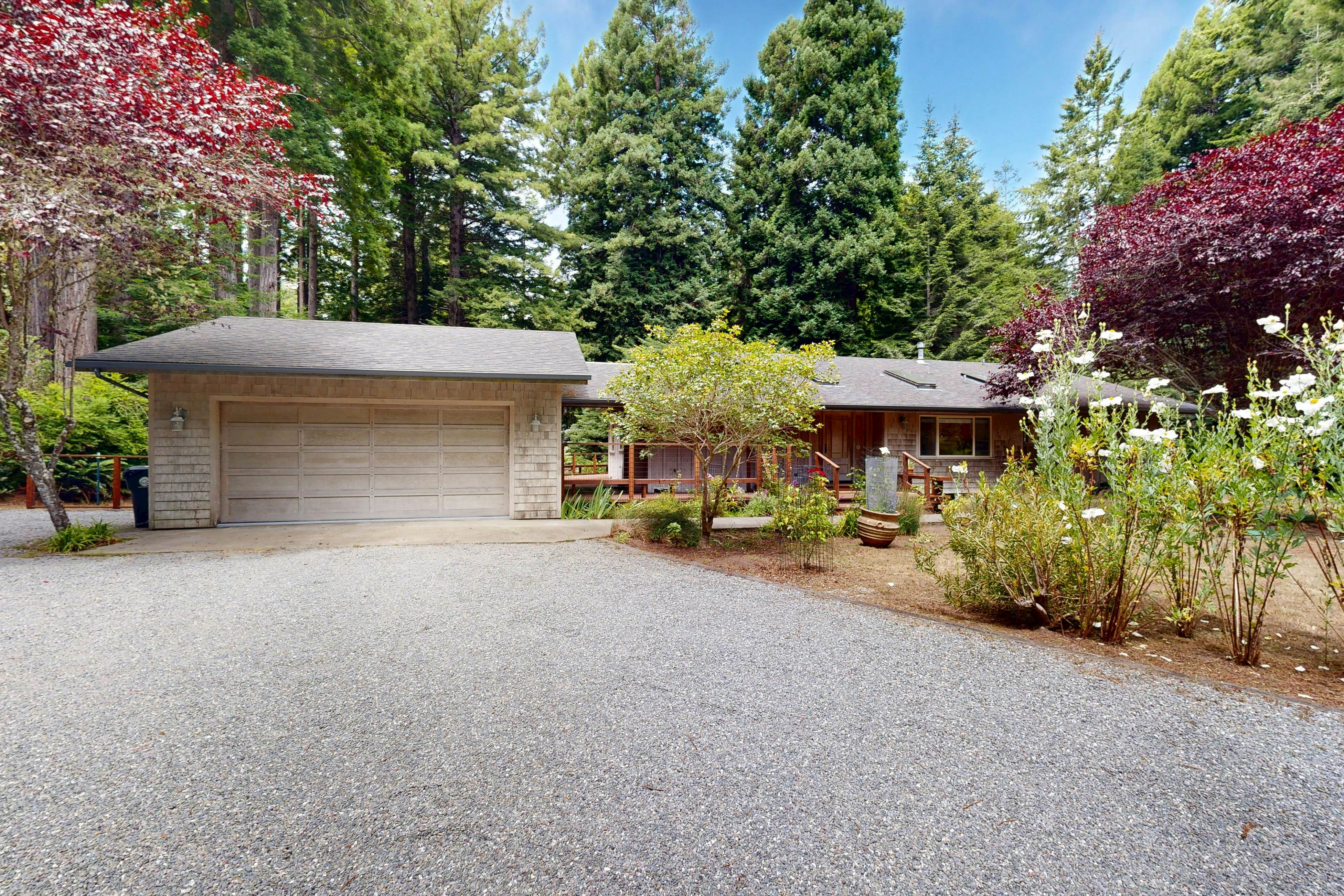 Cozy Forest View Home: Pet-Friendly, Large Deck 