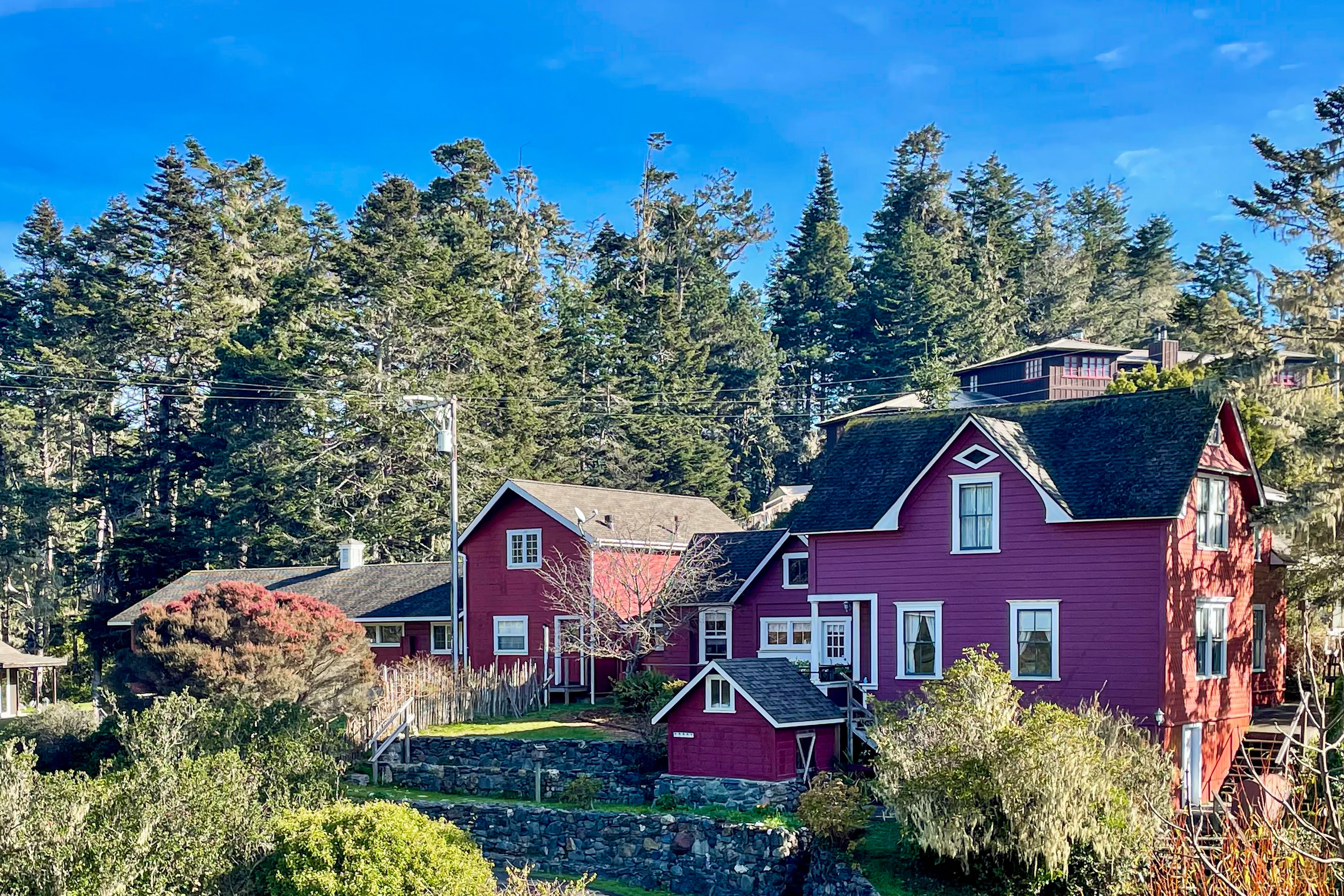 Mendocino Retreat with Hot Tub & 2 Kitchens