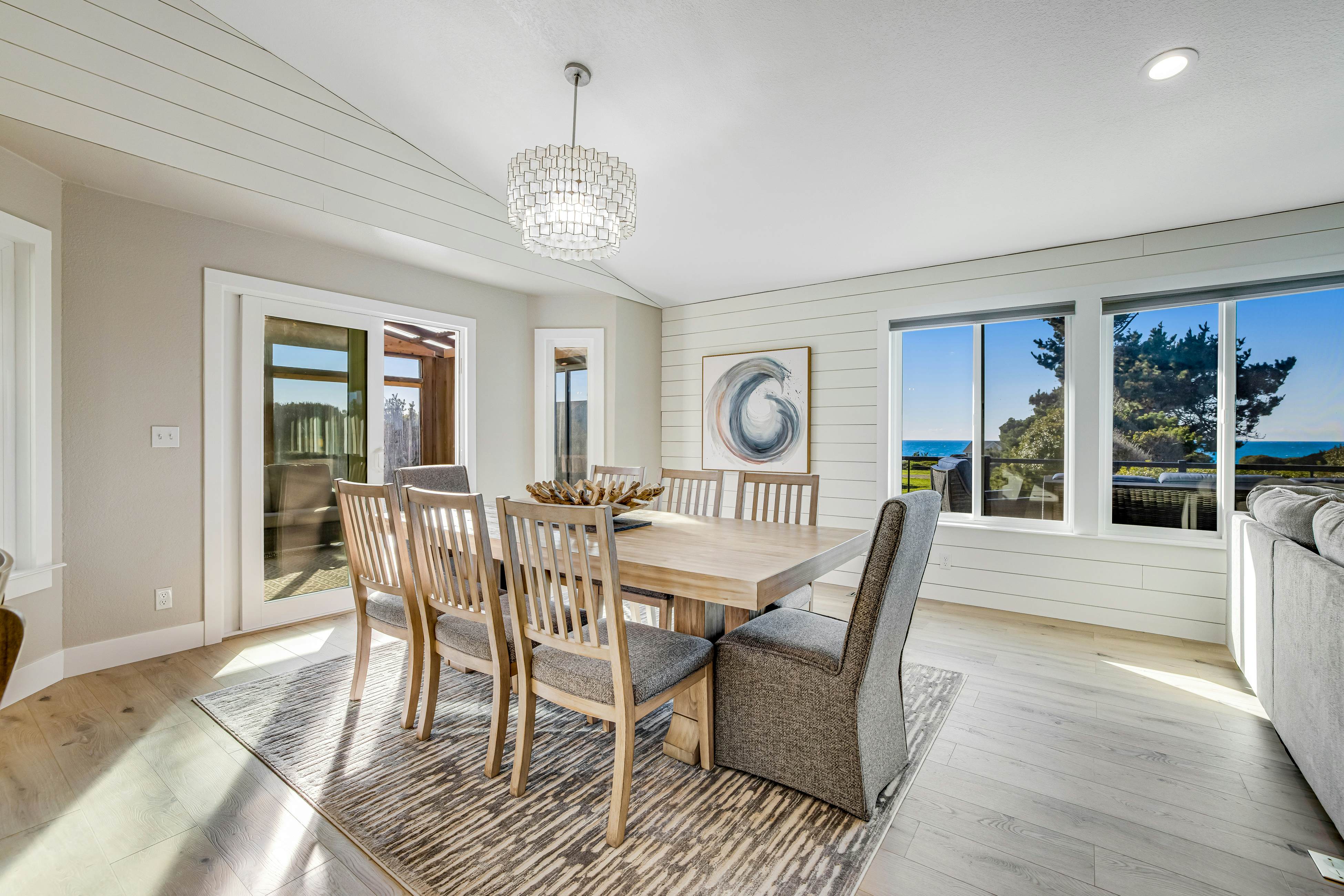 Stylish House with Ocean Views, Hot Tub, Game Room