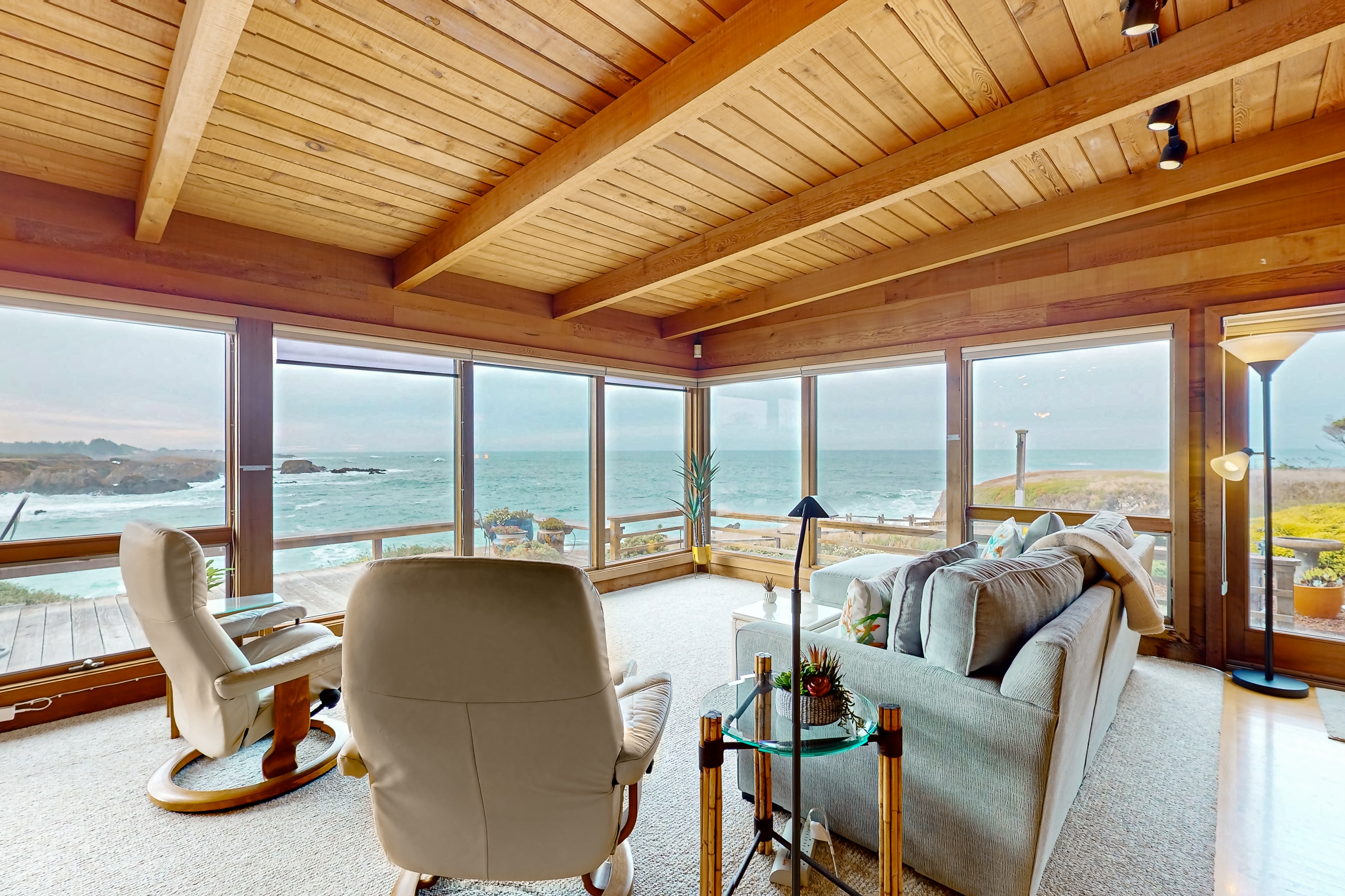 Oceanfront Haven with Beach Access, Views & Deck