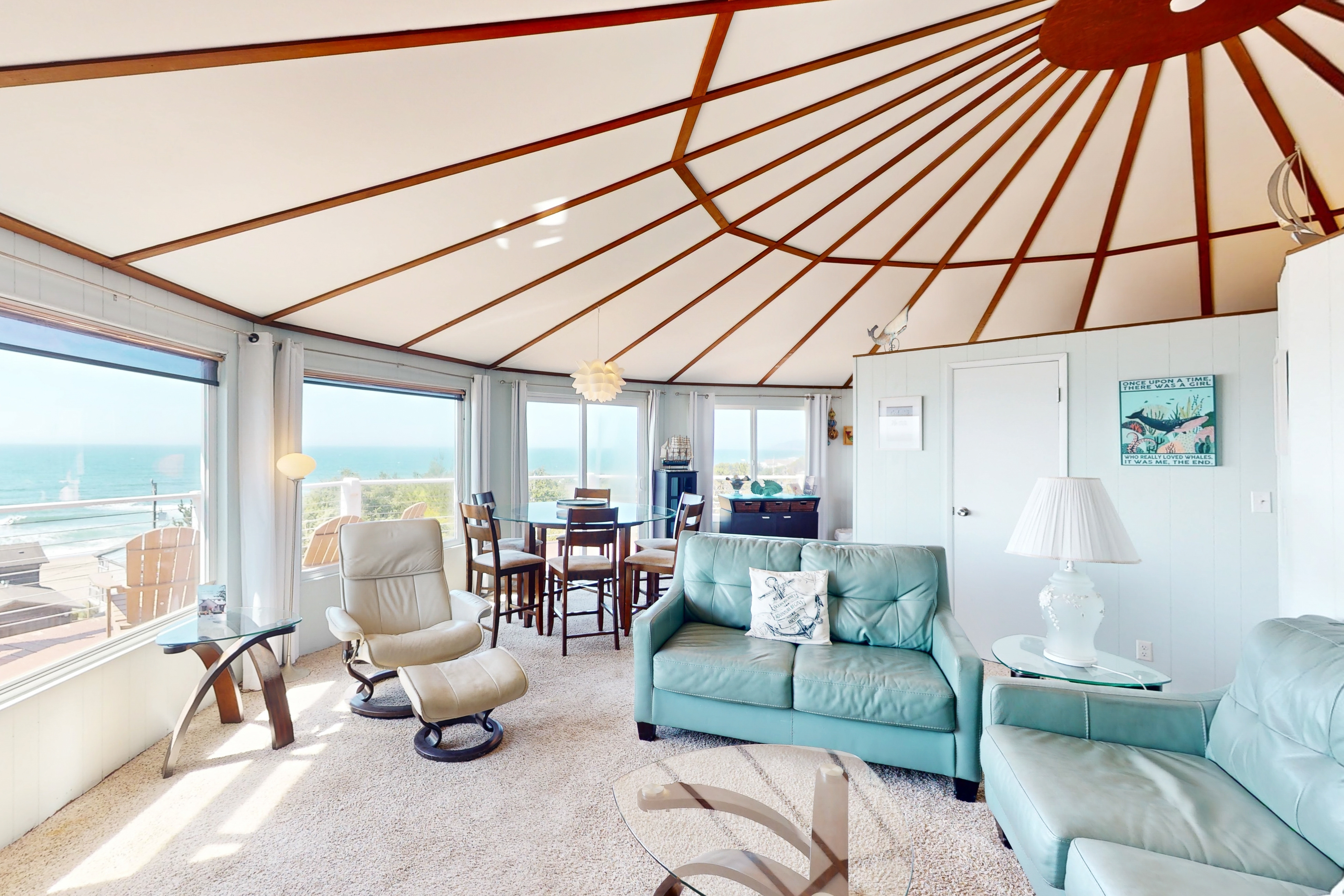 Dog friendly home with great decks and stunning ocean views